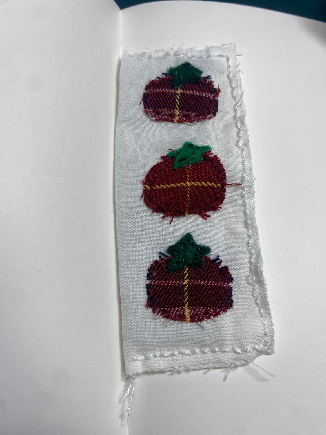 핸드메이드 패브릭 책갈피  상품이미지1