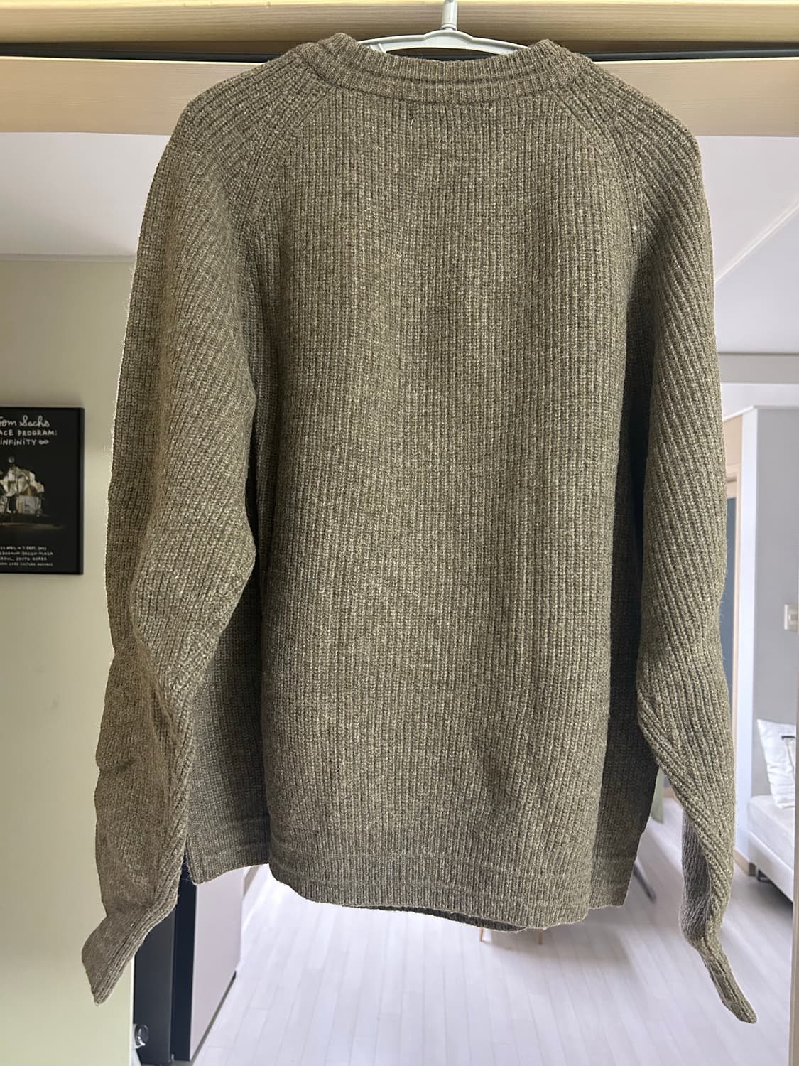 르아브 디베르 헤비 라운드 니트 브라운 (새제품) 상품이미지2