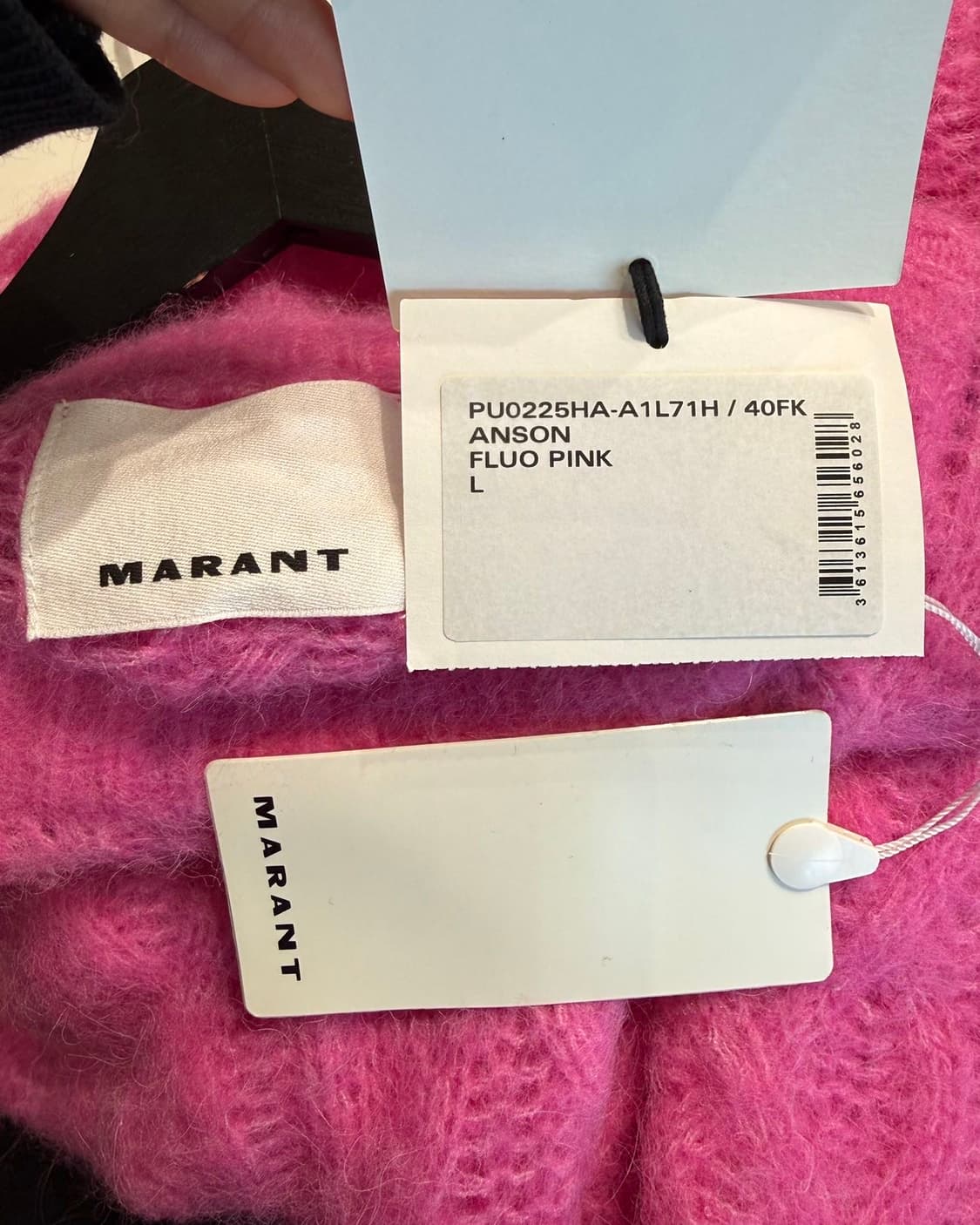 이자벨 마랑 핑크 앤슨 케이블 니트  상품이미지8