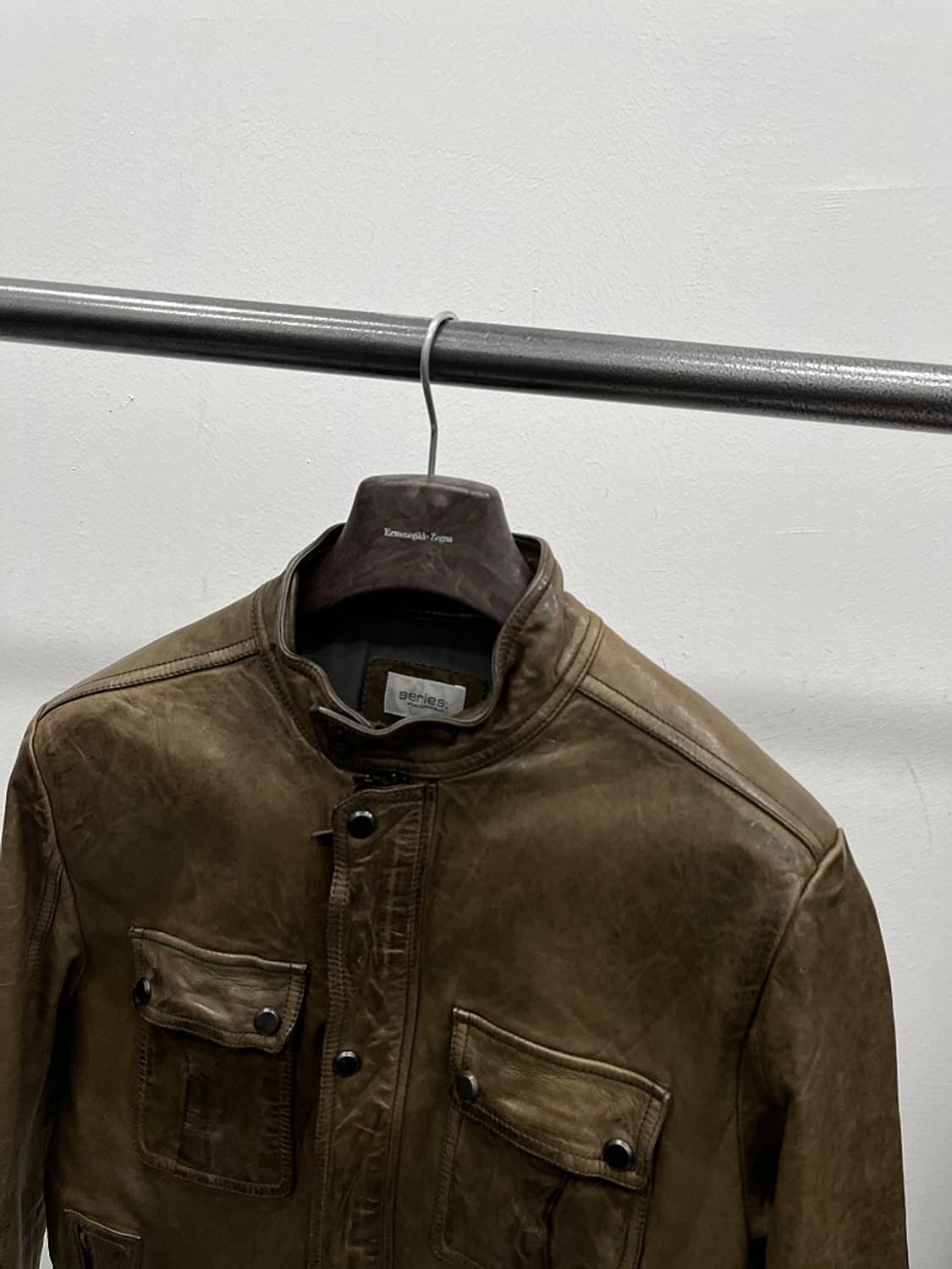 95-100) 시리즈 베지터블 가죽자켓  상품이미지3