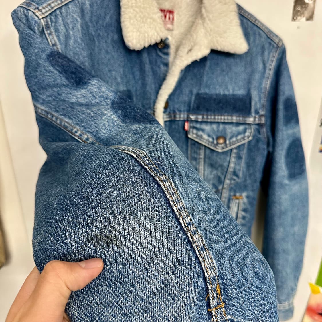 80‘s 리바이스 쉐르파 데님자켓 상품이미지6