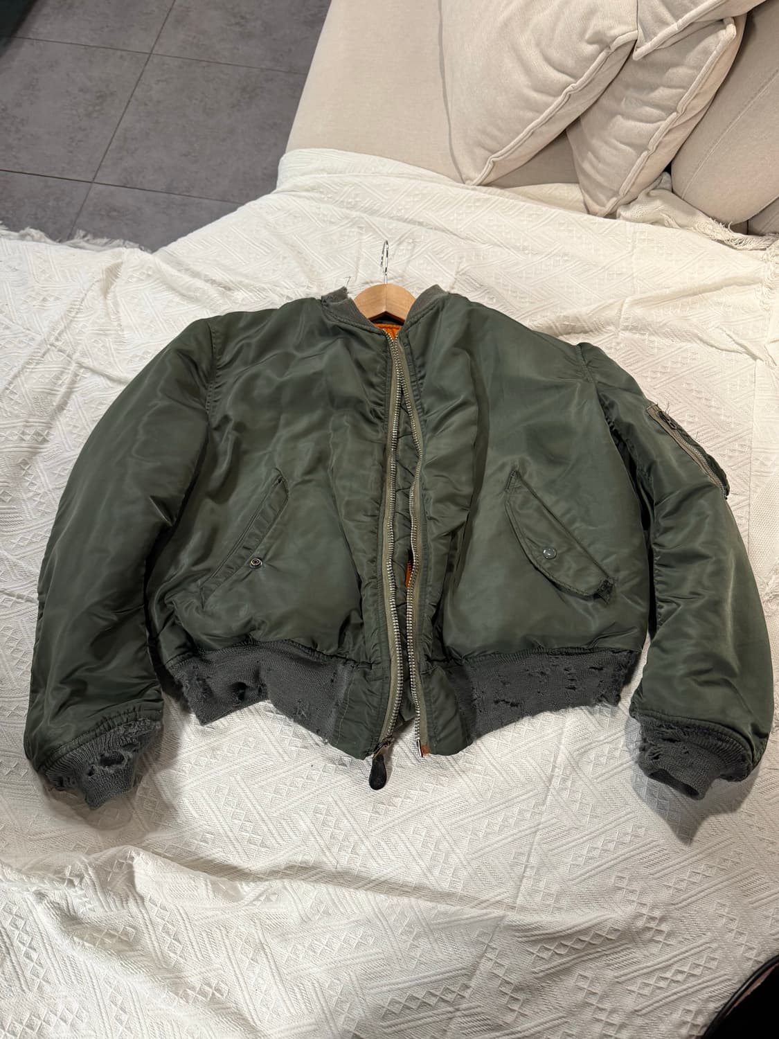 70s ALPHA INDUSTRIES (MA-1) XL 상품이미지1