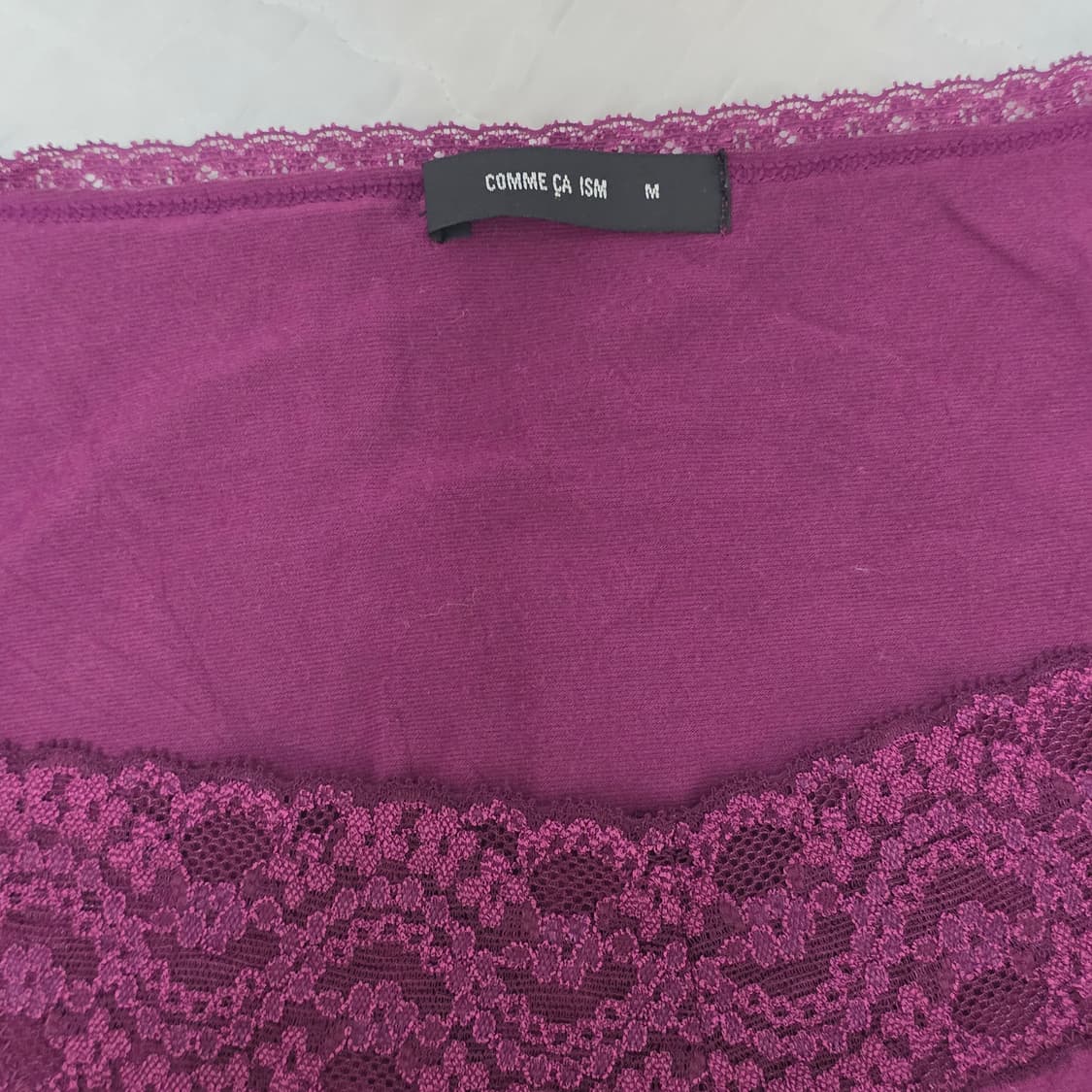 퍼플 레이스 고딕st 슬리브 긴팔티셔츠 상품이미지2