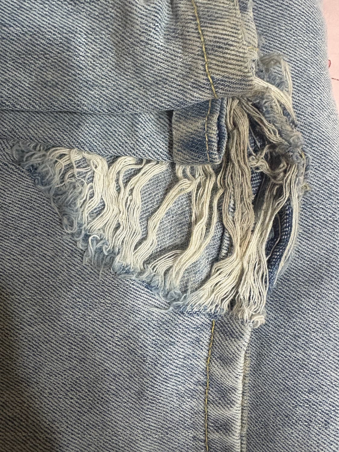 아워캐비넷 fight damage pants S 상품이미지4