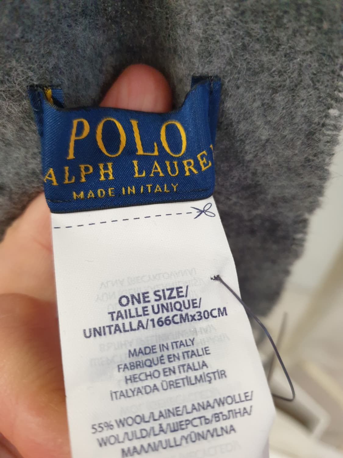 폴로 랄프로렌 그레이 머플러(새것) 상품이미지3