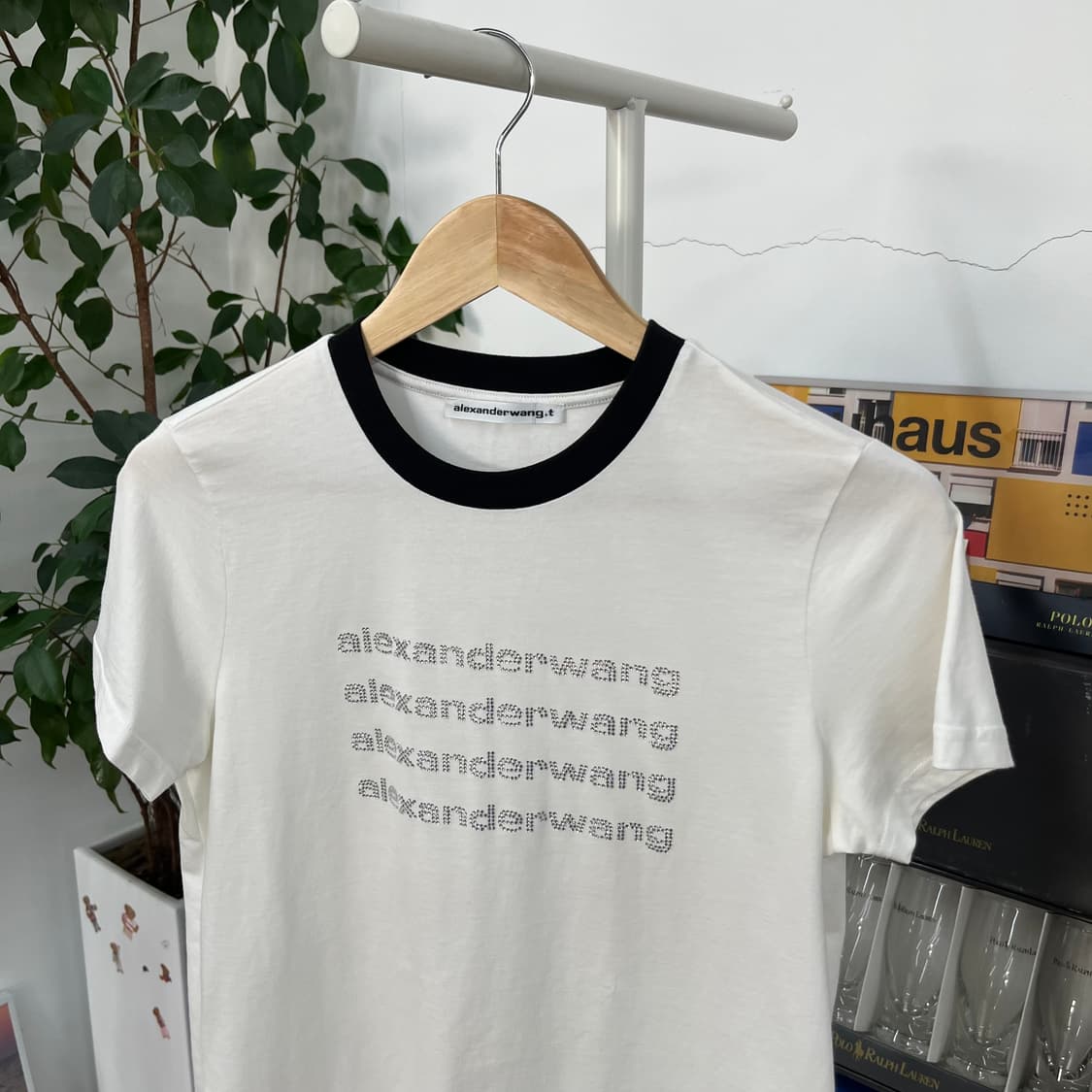 알렉산더왕 큐빅 로고 반팔 티셔츠 L 상품이미지2