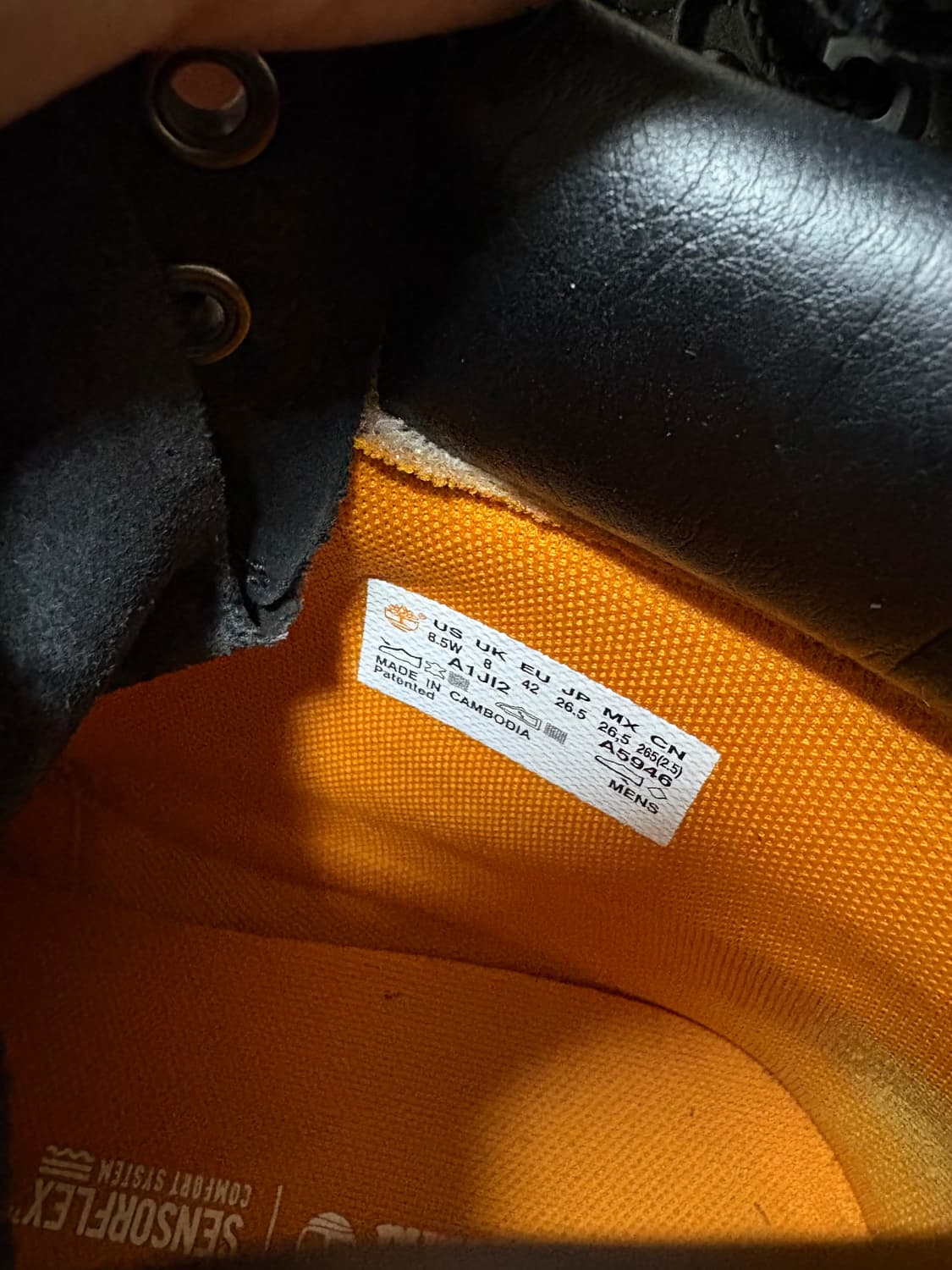 팀버랜드 6인치 워커 부츠 블랙 265 상품이미지7