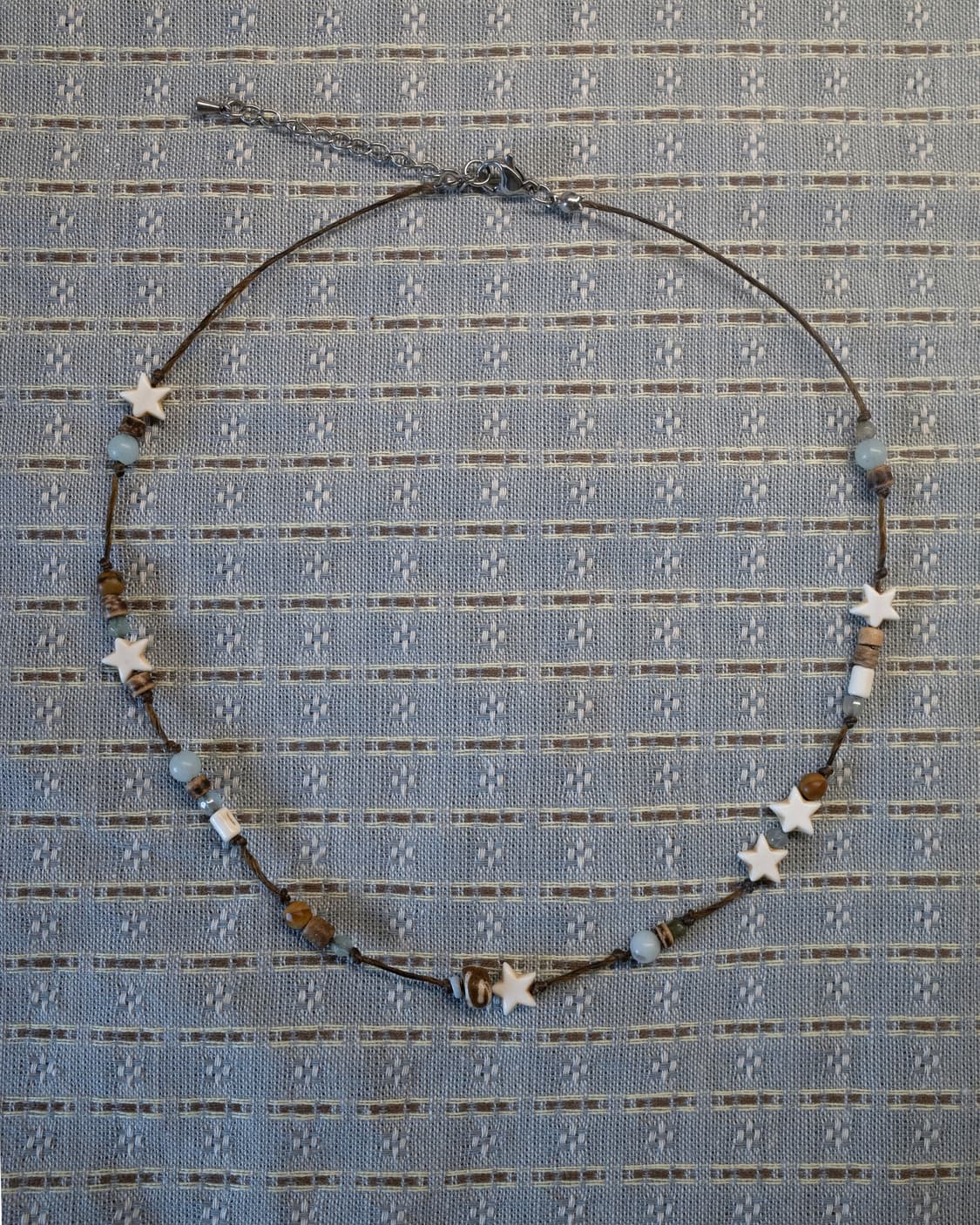 short wood star necklace 쇼트 우드 스타 목걸이 상품이미지2