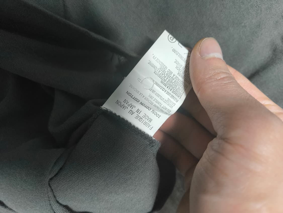 요지야마모토 12ss 코르셋 레이스 스위칭 티셔츠 3 상품이미지3