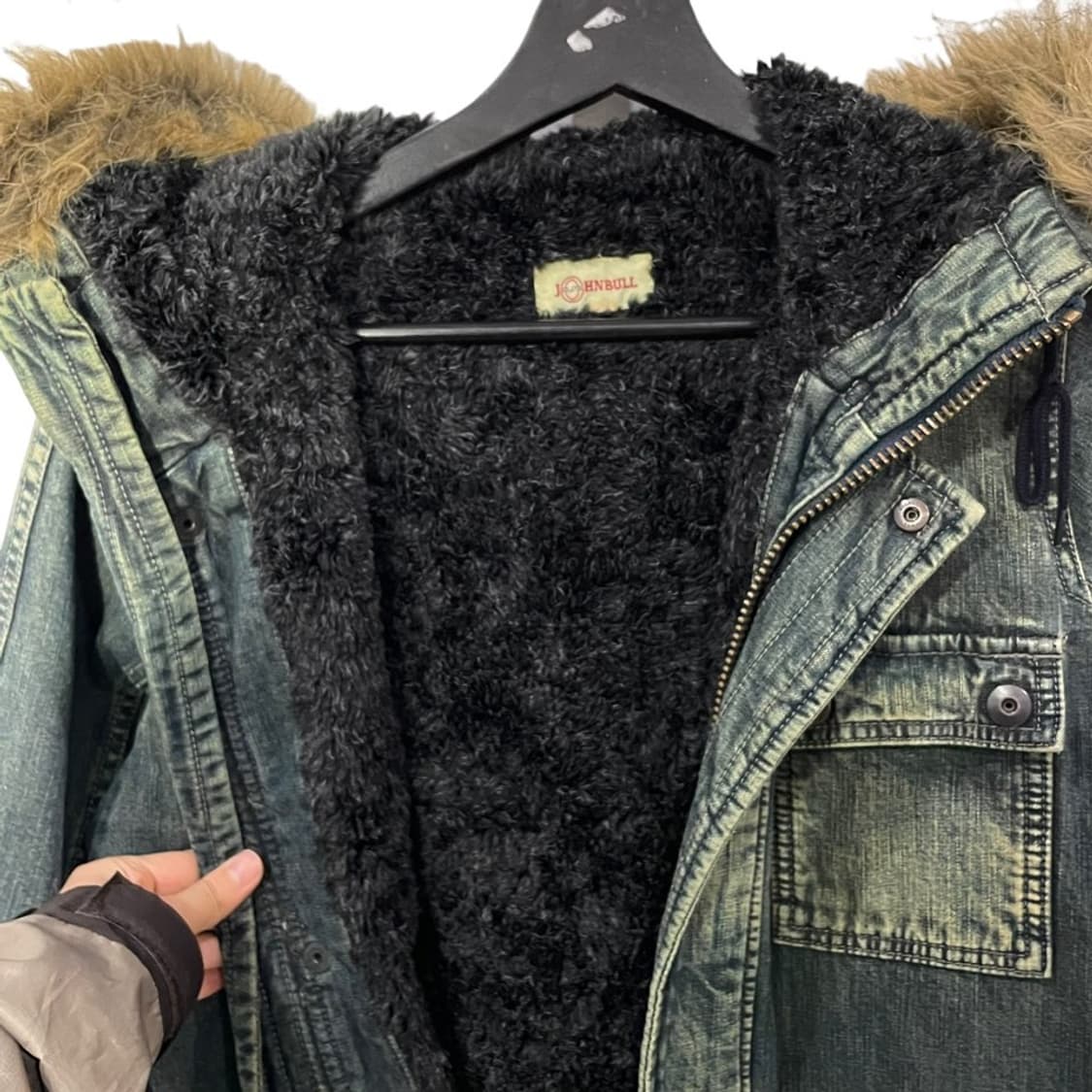 존불 y2k 데님 야상 자켓 상품이미지5