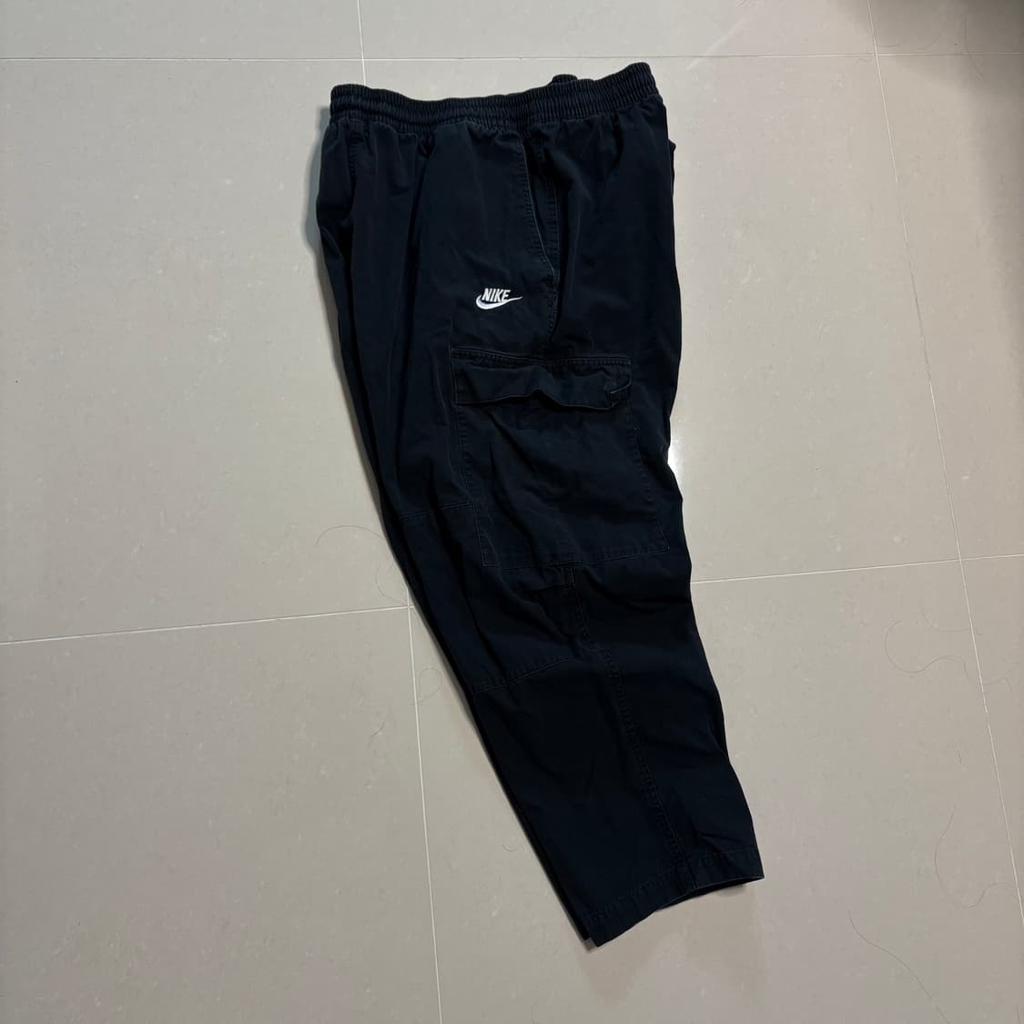 정품 나이키 퓨추라 블랙 카고팬츠 밴딩 바지 상품이미지4
