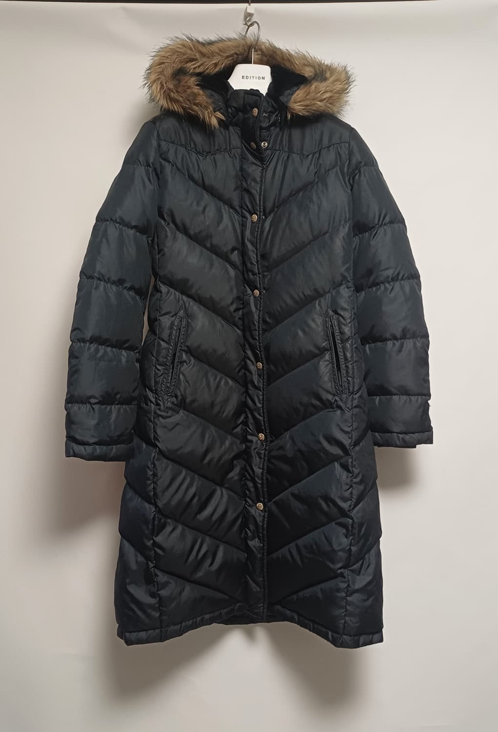 [S] 폴로 진스(Polo Jeans) 덕다운 80/ 여성롱패딩 상품이미지1