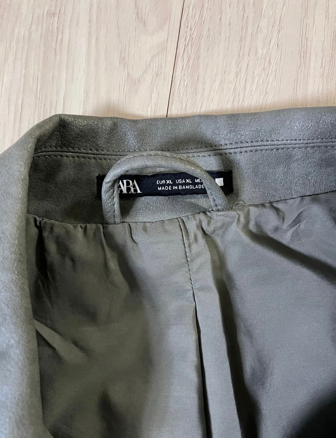 자라 페이크 레더 자켓 XL 상품이미지3