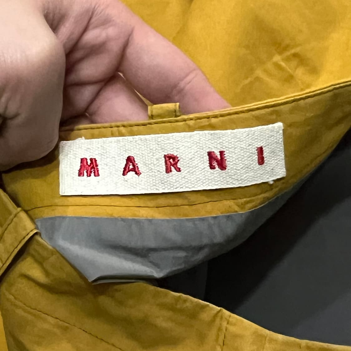  마르니 옐로우 미디 스커트 y16115 상품이미지6