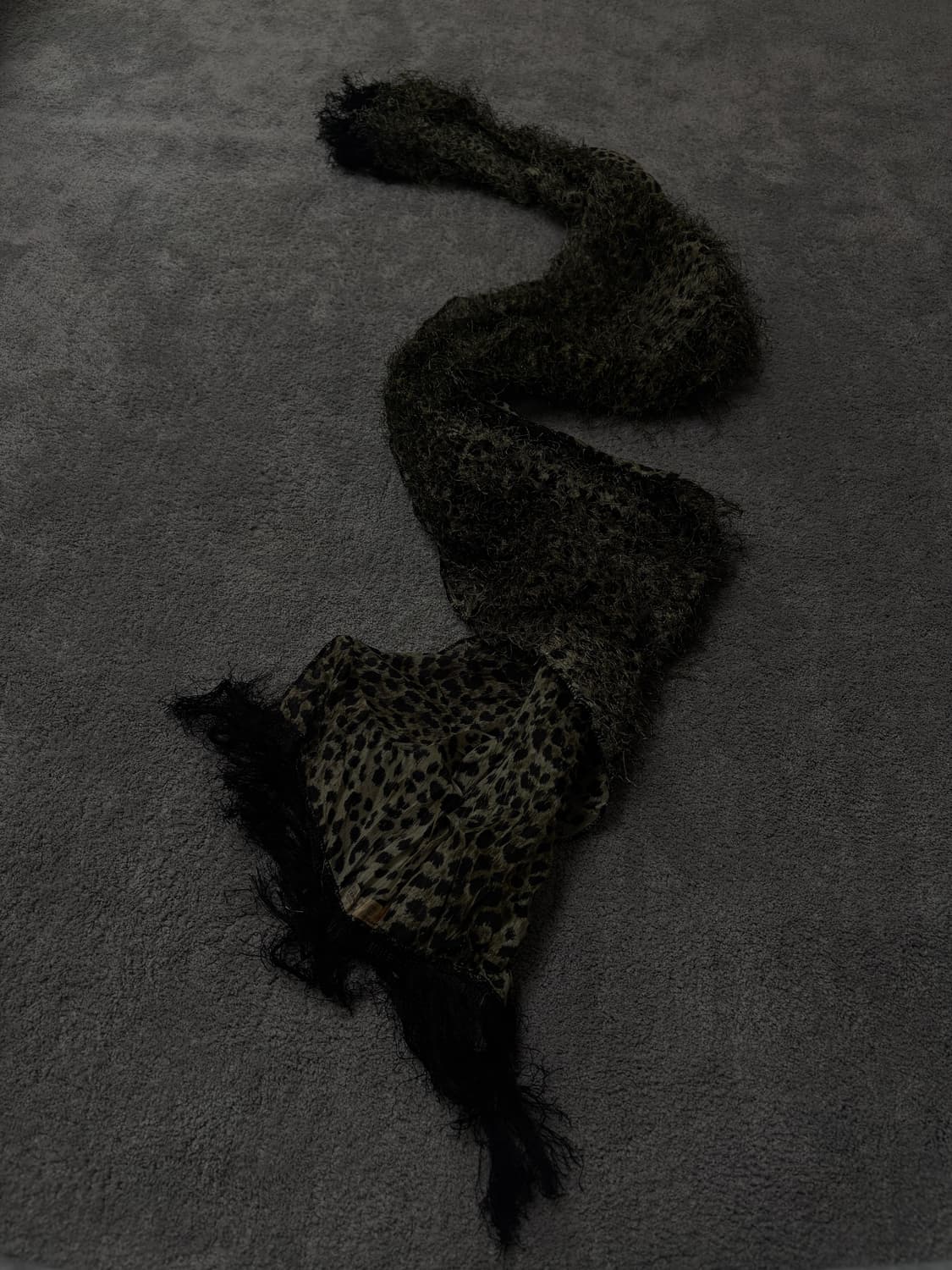 Vintage v-kei punk mood y2k scarf 상품이미지1