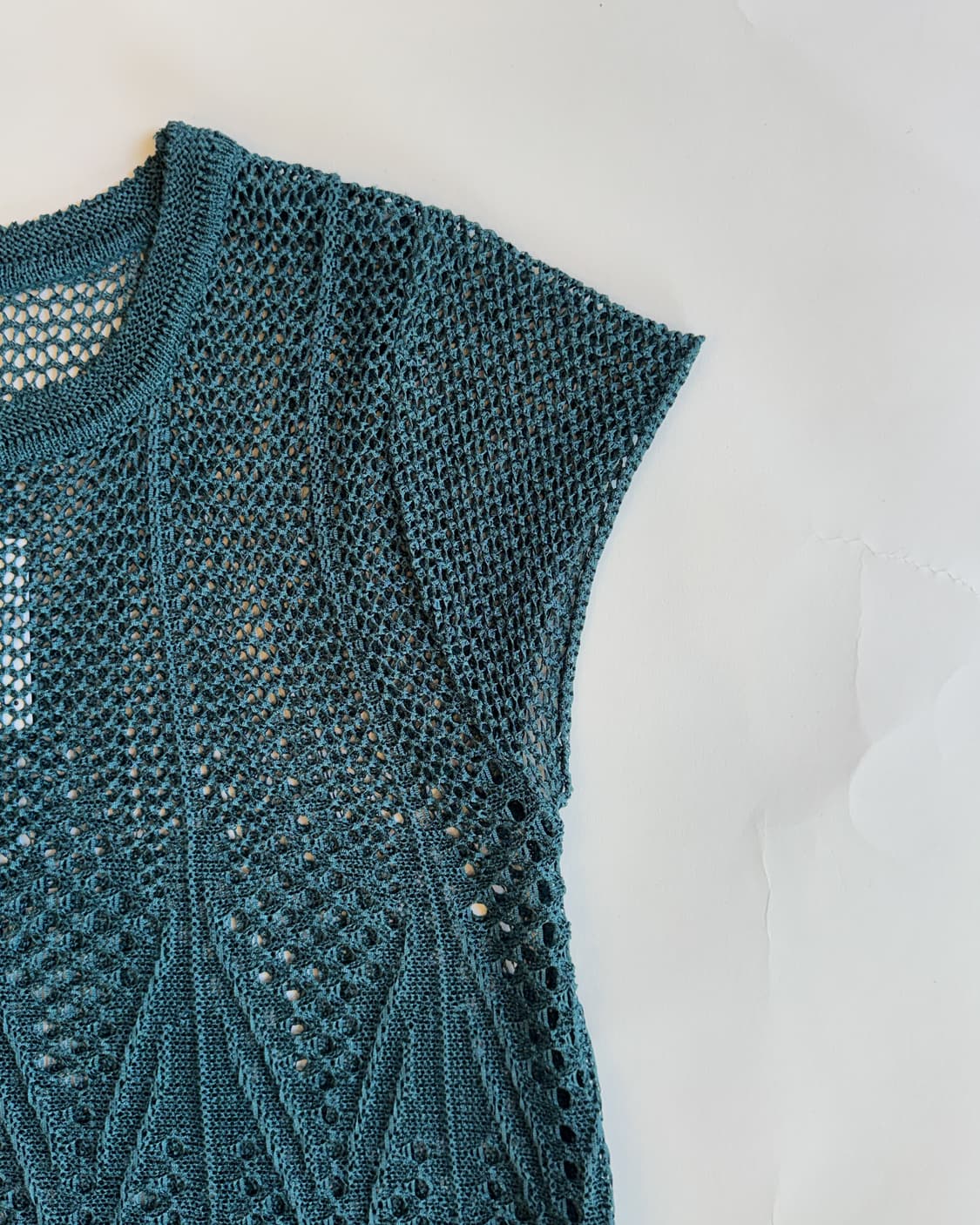Crochet Knit Sleeveless Top 상품이미지2