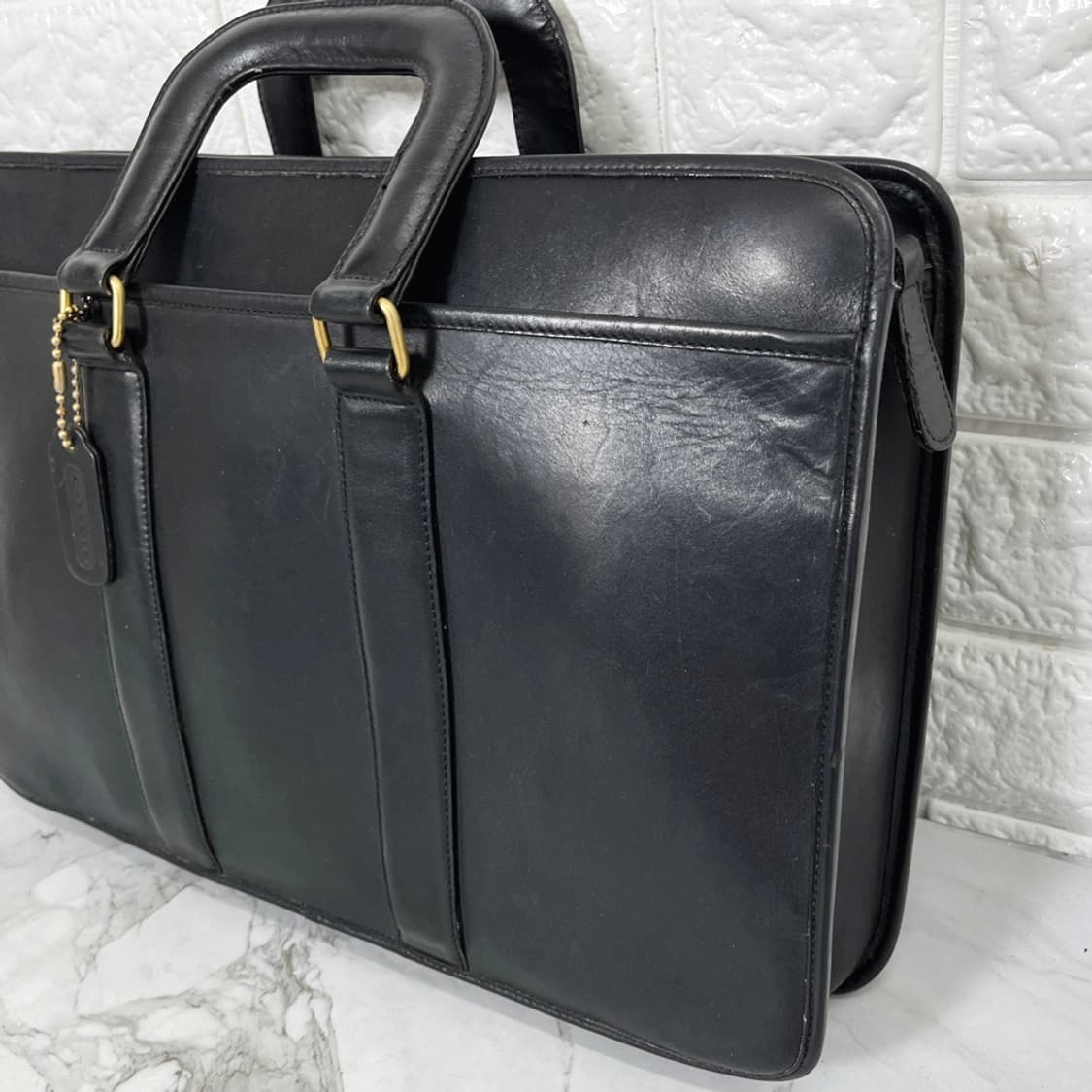 Old Coach 303-05 Leather Briefcase 상품이미지4