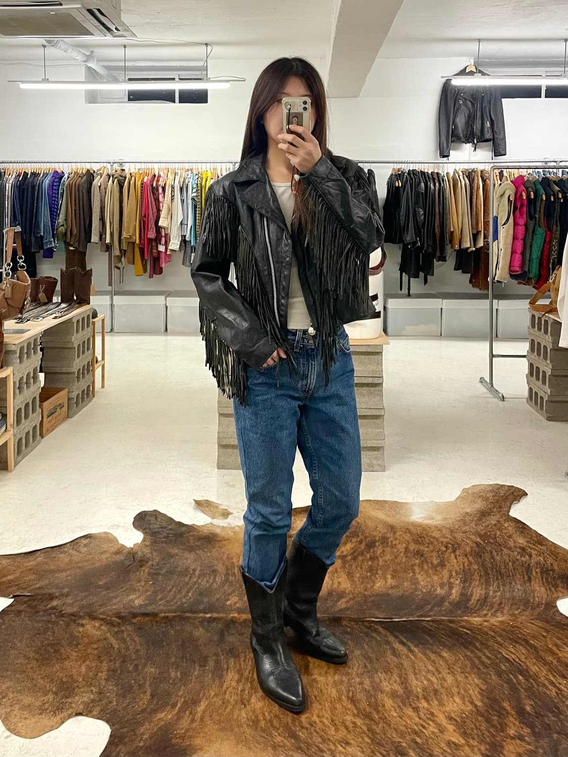 VTG concho fringe rider jacket 빈티지 프린지자켓 상품이미지8