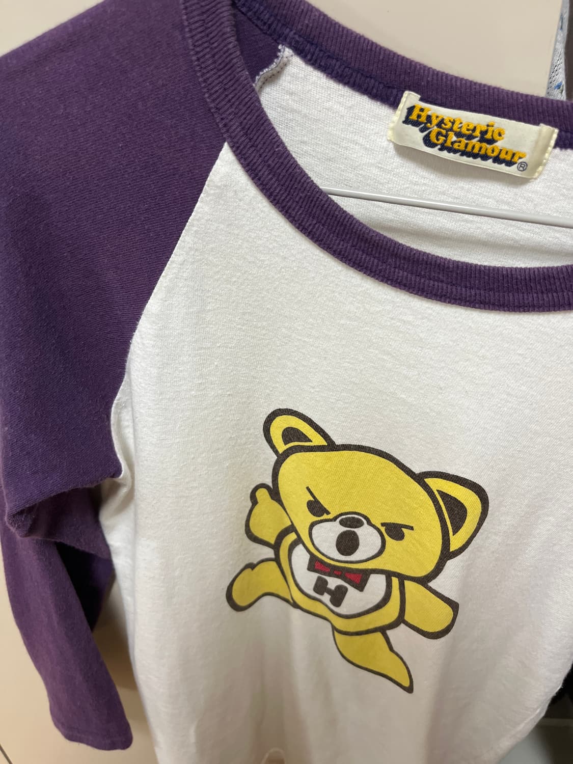 히스테릭글래머 퍽베어 7부 슬리브 상품이미지3