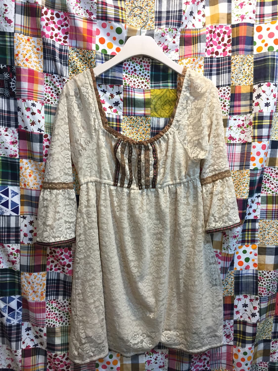 AXES FEMME 엑시즈팜 브라운 레이스 카라 코트 코디 🍩 상품이미지7