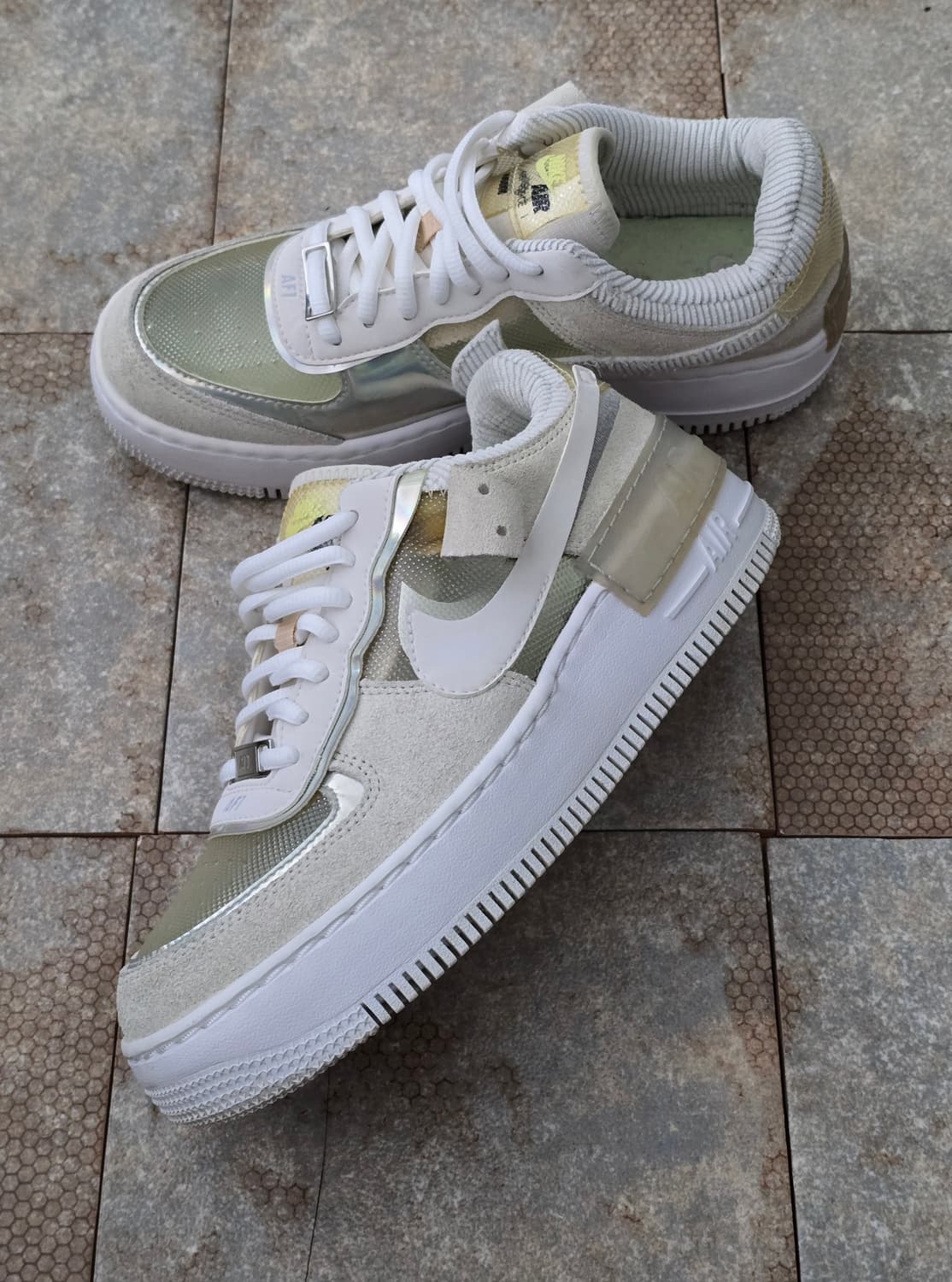 (245)나이키 에어포스 1 쉐도우 퓨어 플래티넘  상품이미지3