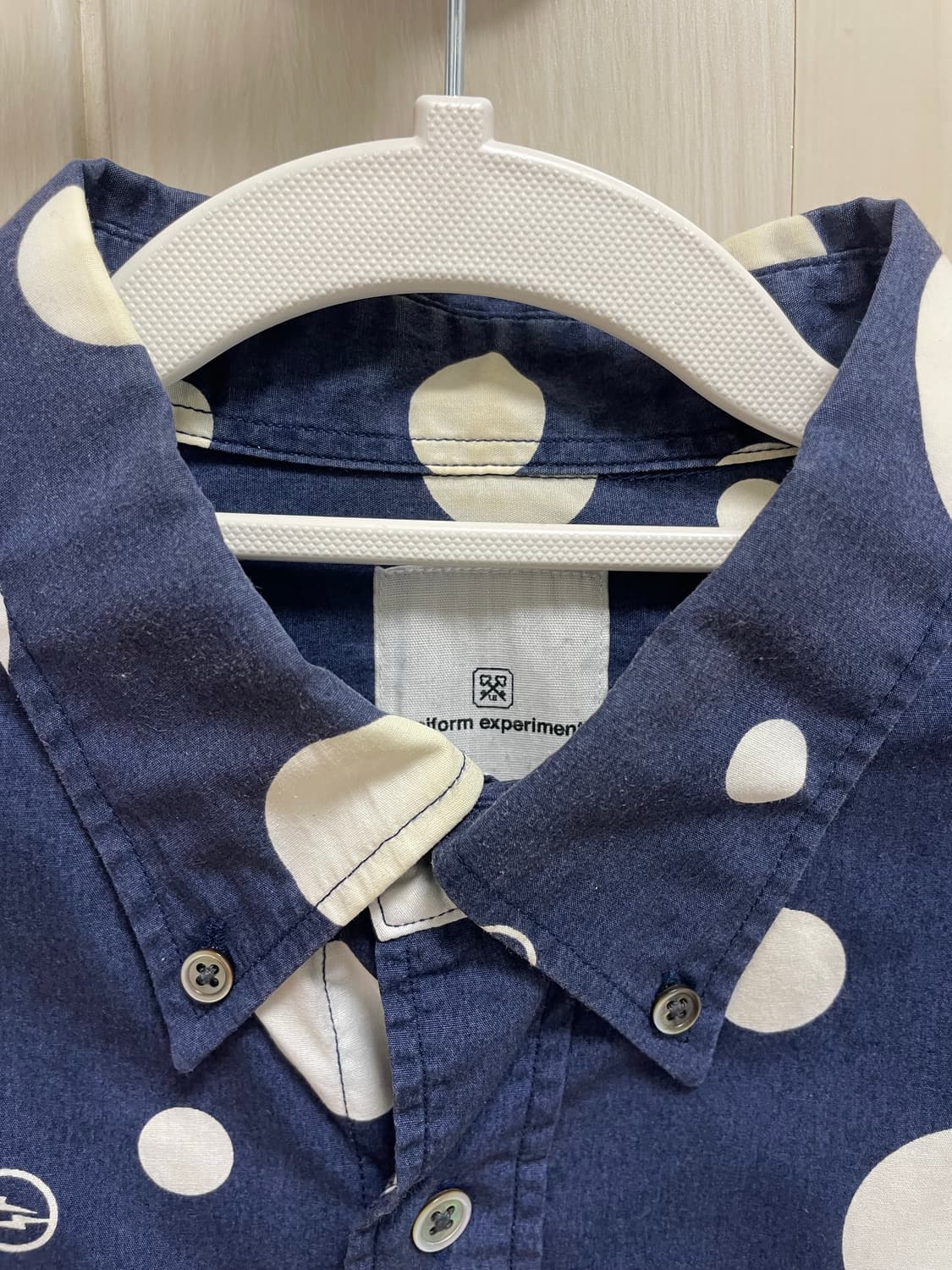 프라그먼트X유니폼익스페리먼트 도트 셔츠 상품이미지2