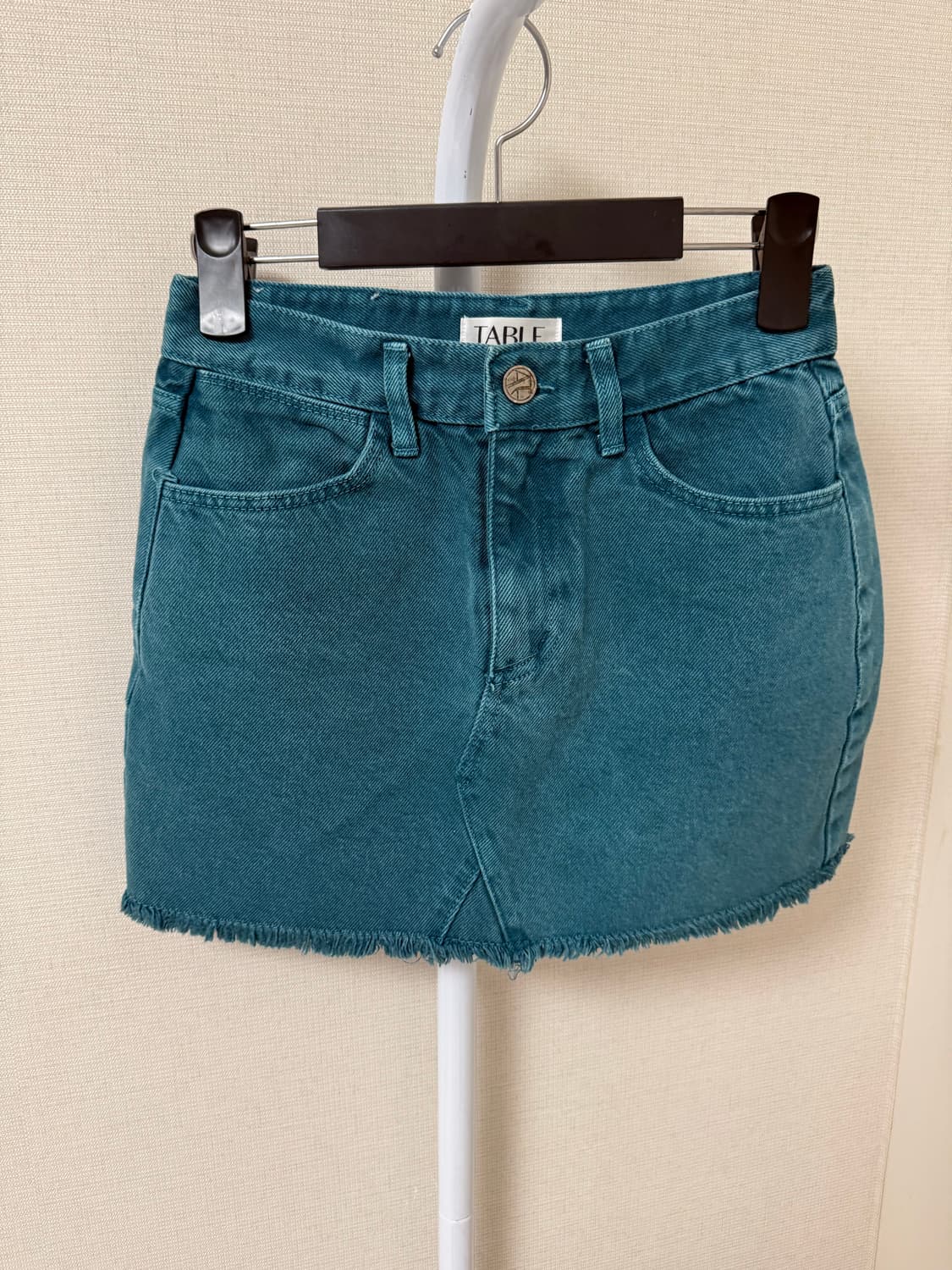 스튜디오 테이블 스커트 청록 상품이미지1