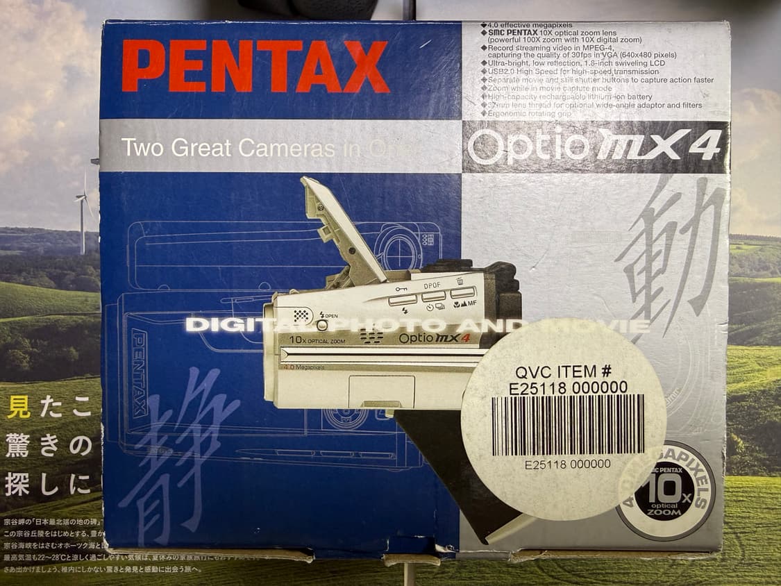 풀박) Pentax optio mx4 펜탁스 옵티오 빈티지 캠코더 디카 상품이미지1