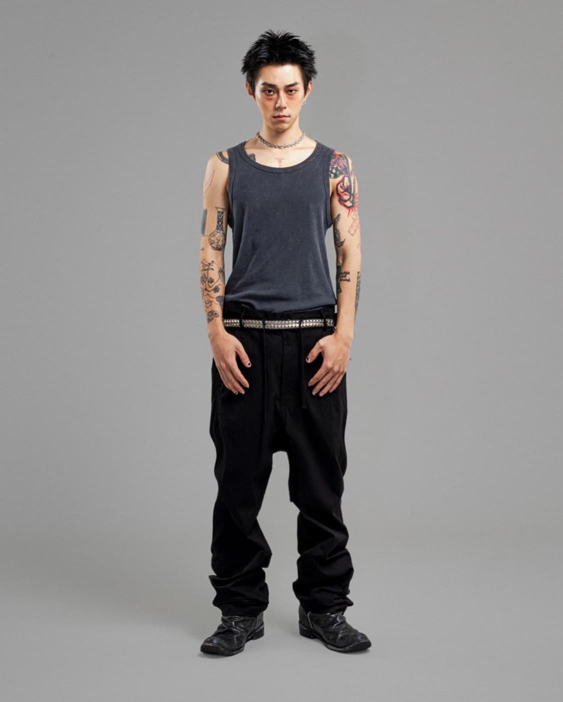 [F] 에크라손 ECRAZON CURVED BAGGY PANTS 상품이미지1