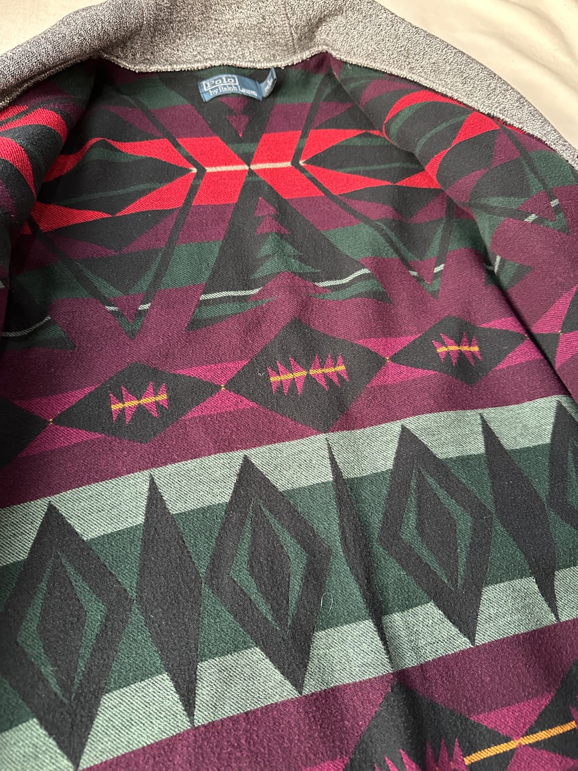 폴로 숄카라 나바호 가디건 S 상품이미지9