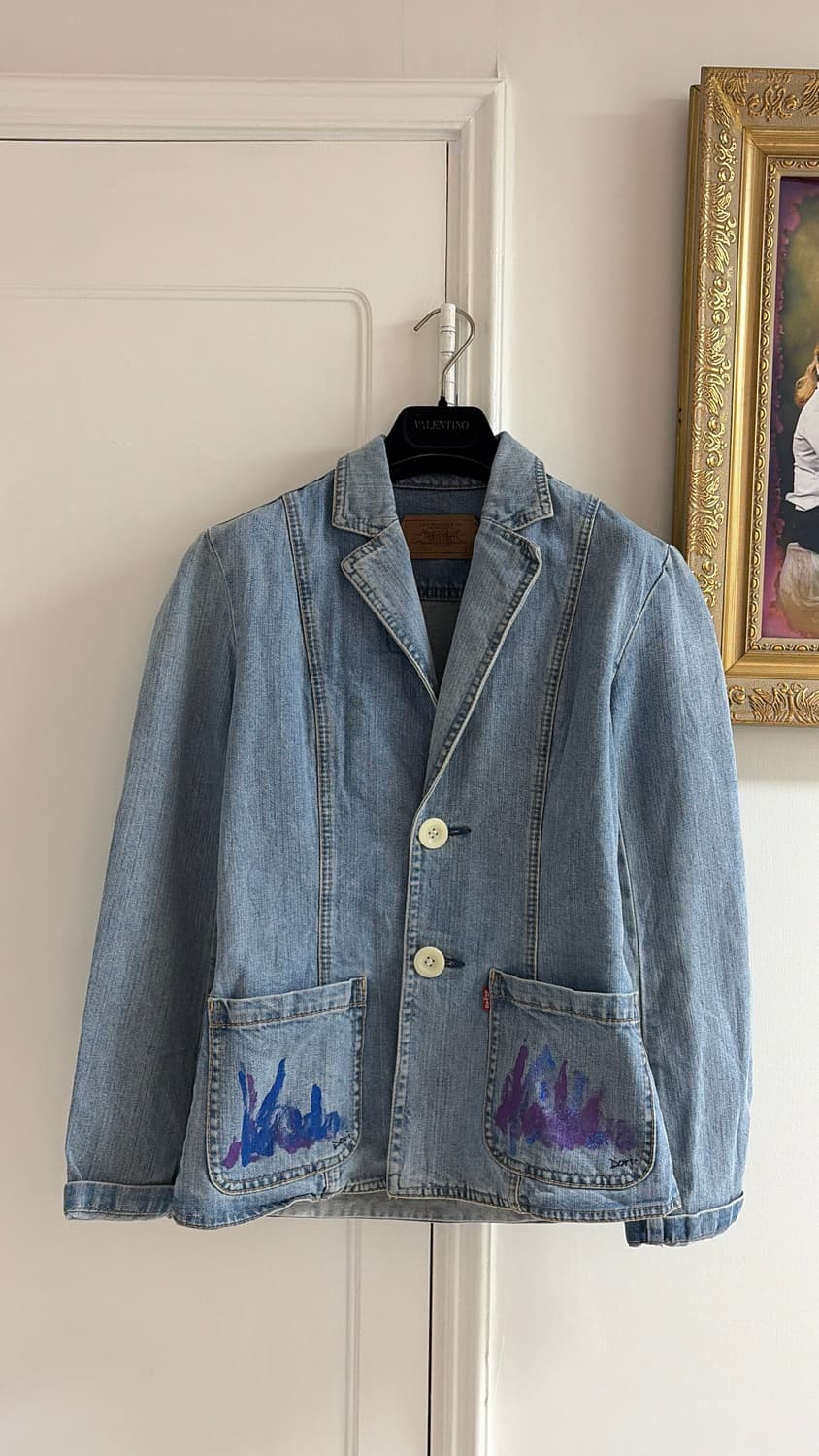 Levi's 데님 희긔 자켓 55 정품 상품이미지5