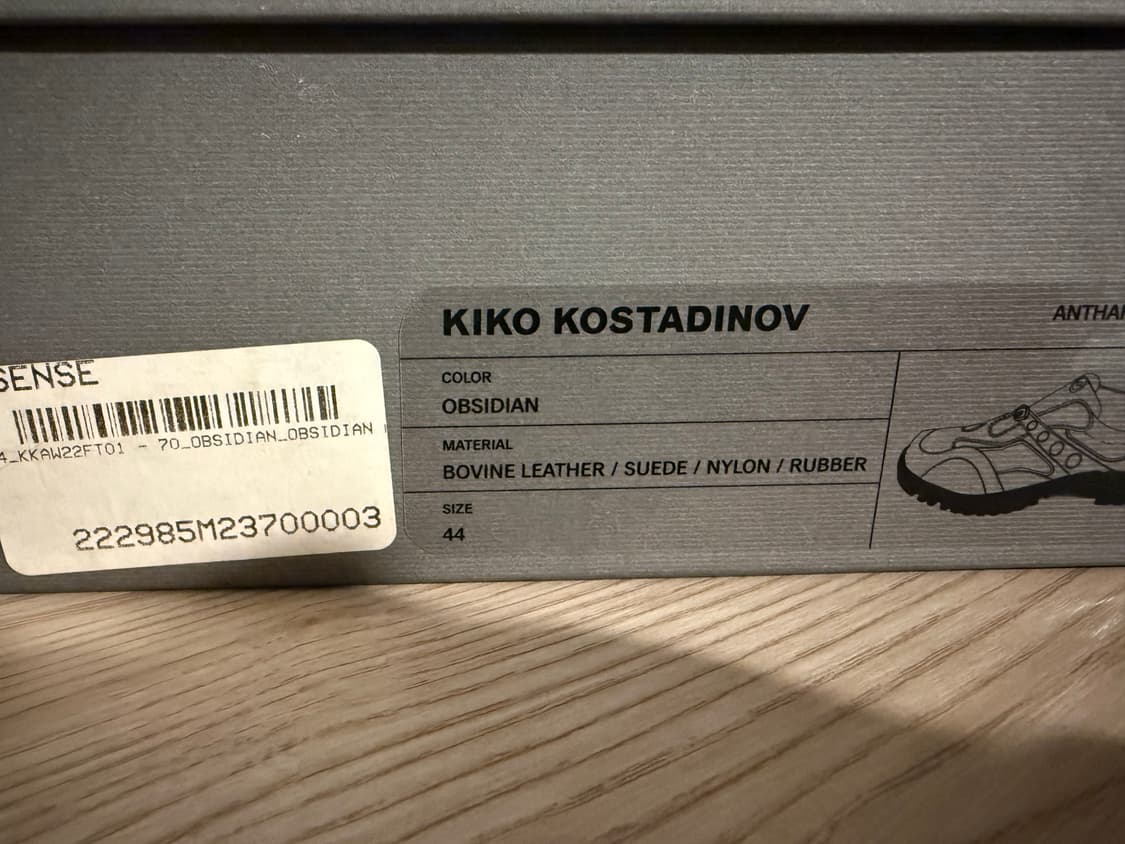 Kiko kostadinov 22AW Antharas Shoes (44) 상품이미지5