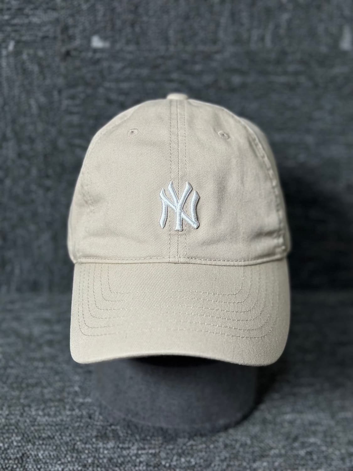 MLB 뉴욕 양키스 베이지 볼캡 상품이미지1