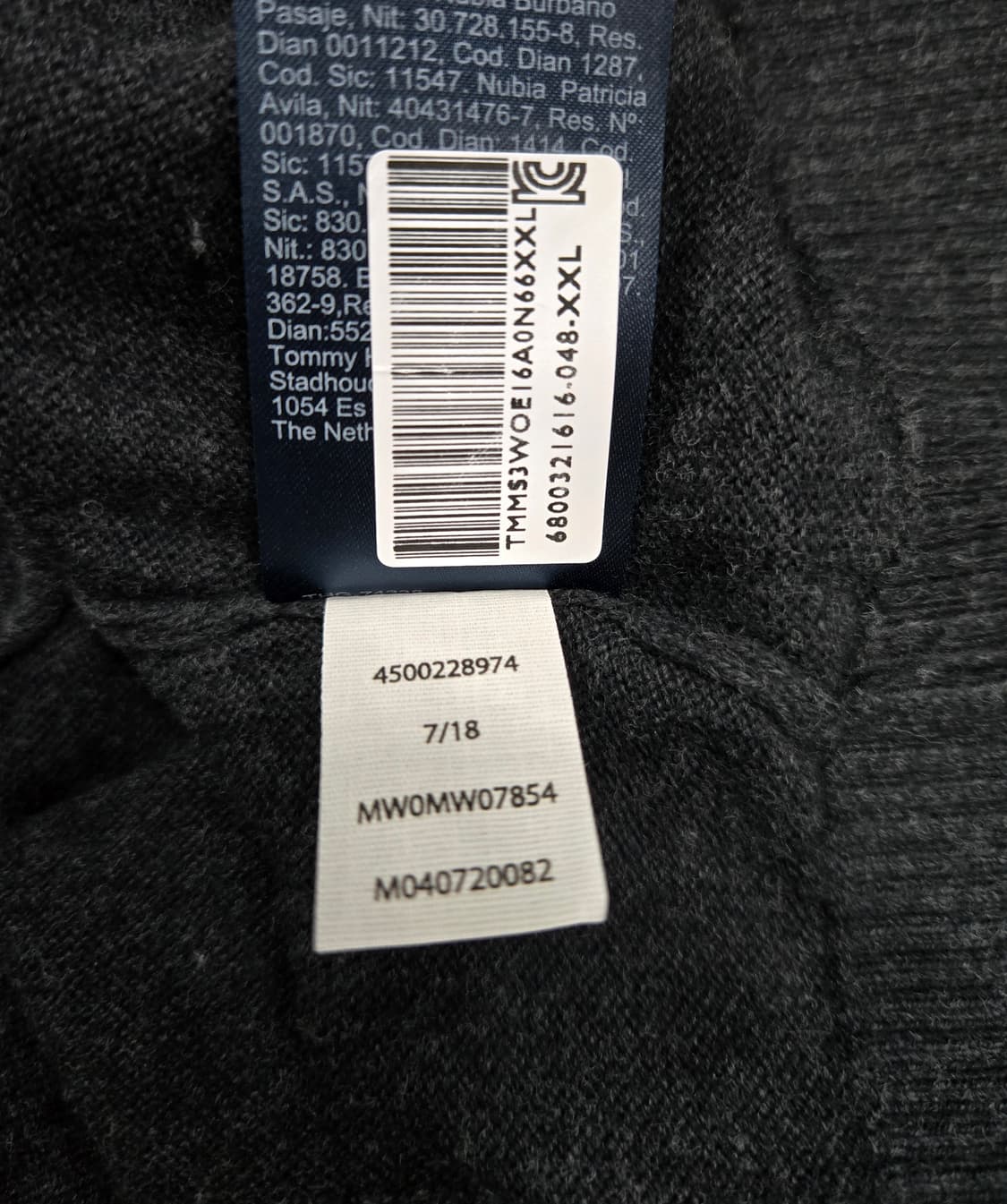 타미힐피거 피마 코튼 캐시미어 스웨터 XXL 상품이미지9