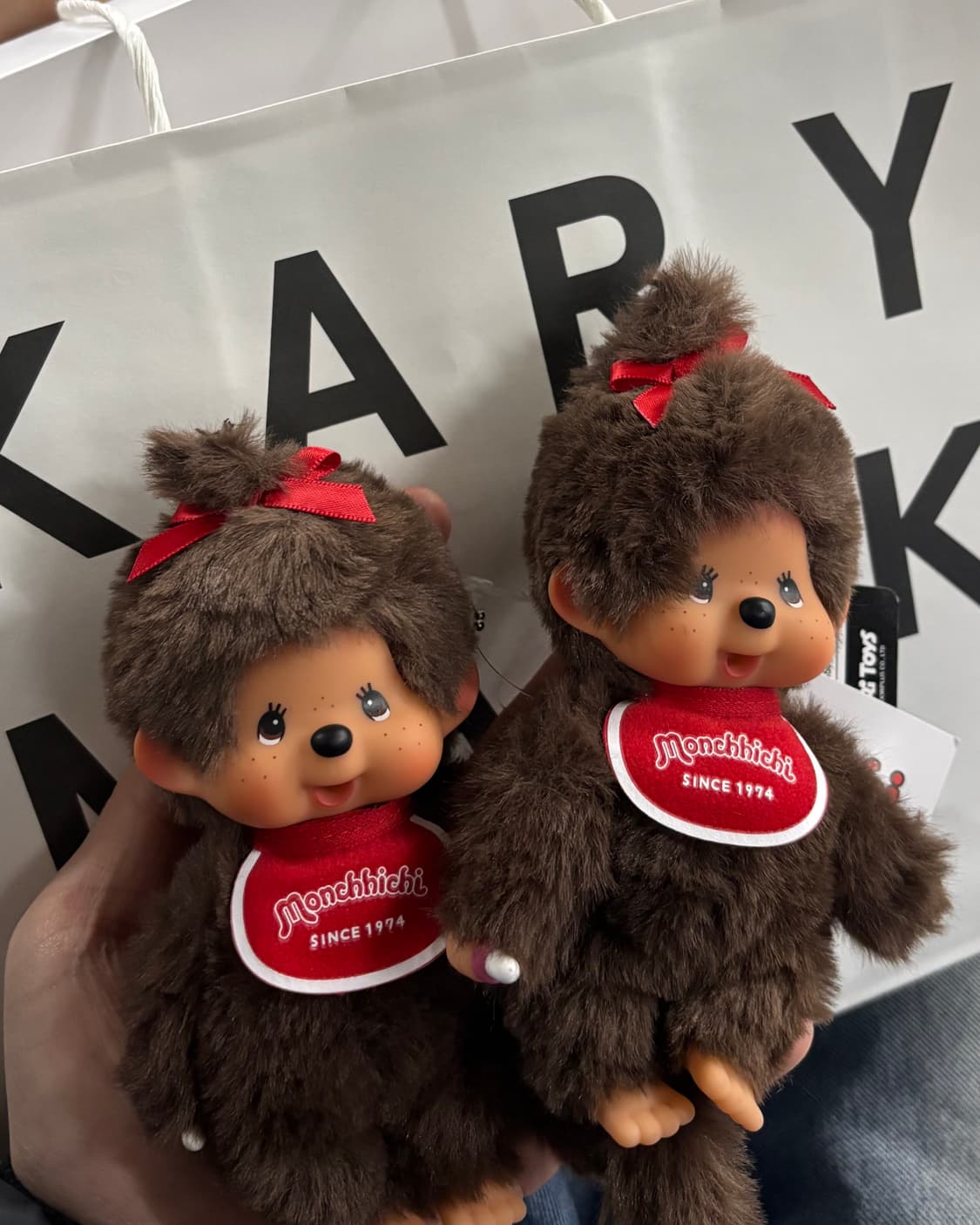 몬치치 SS 걸 키 체인 브라운 새상품 상품이미지1