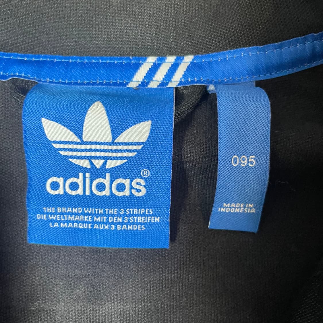 아디다스 삼선 트레포일 로고 블랙 트랙탑 져지 95 상품이미지4