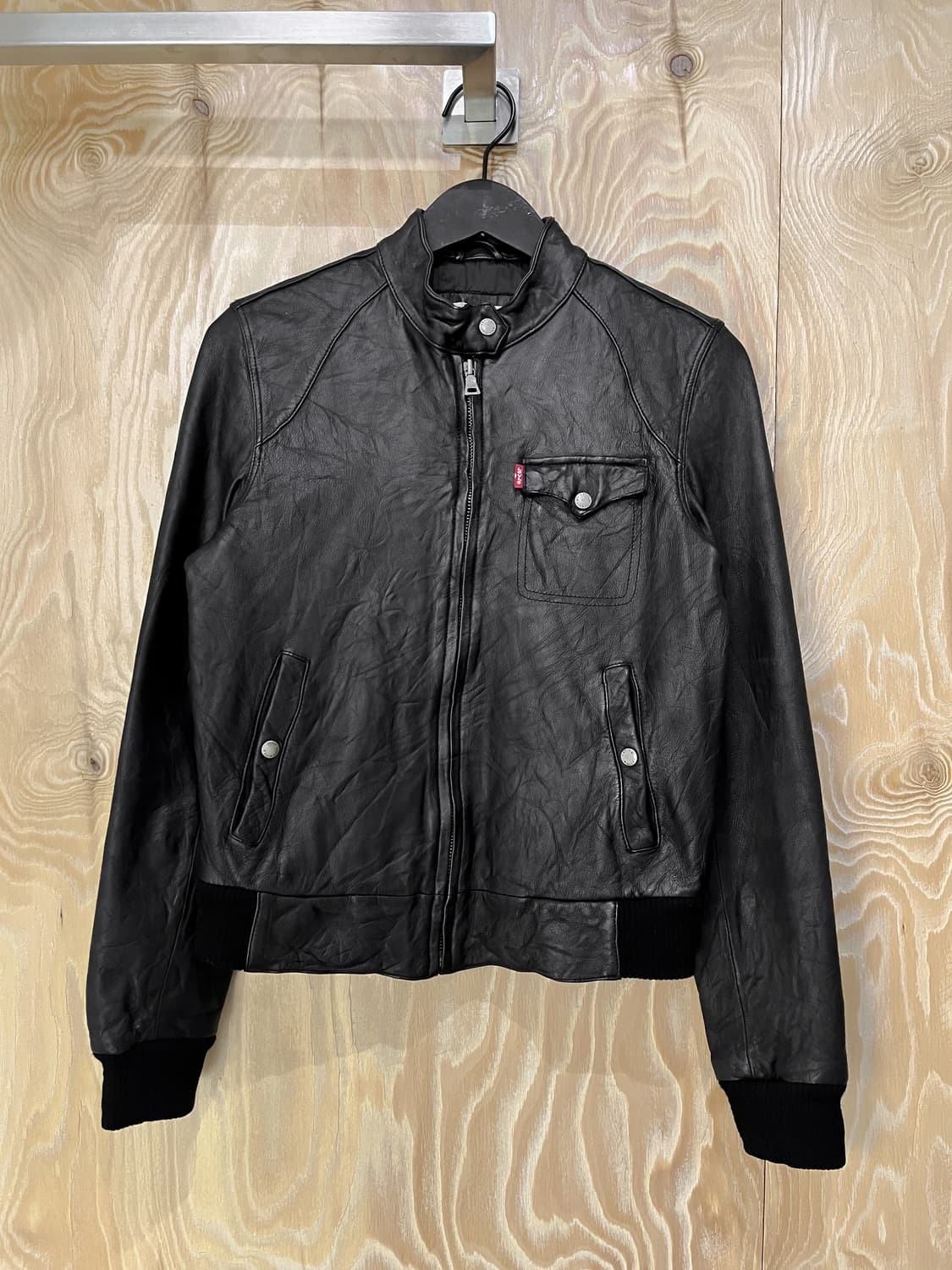 리바이스 램 레더 바이커 자켓 상품이미지3