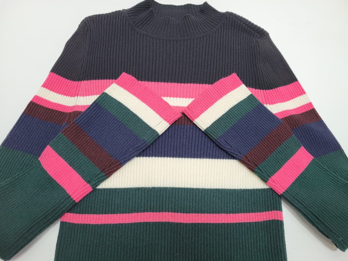 SJYP 에스제이와이피 멀티 스트라이프 울 니트 / 여 S 멀티컬러 상품이미지3