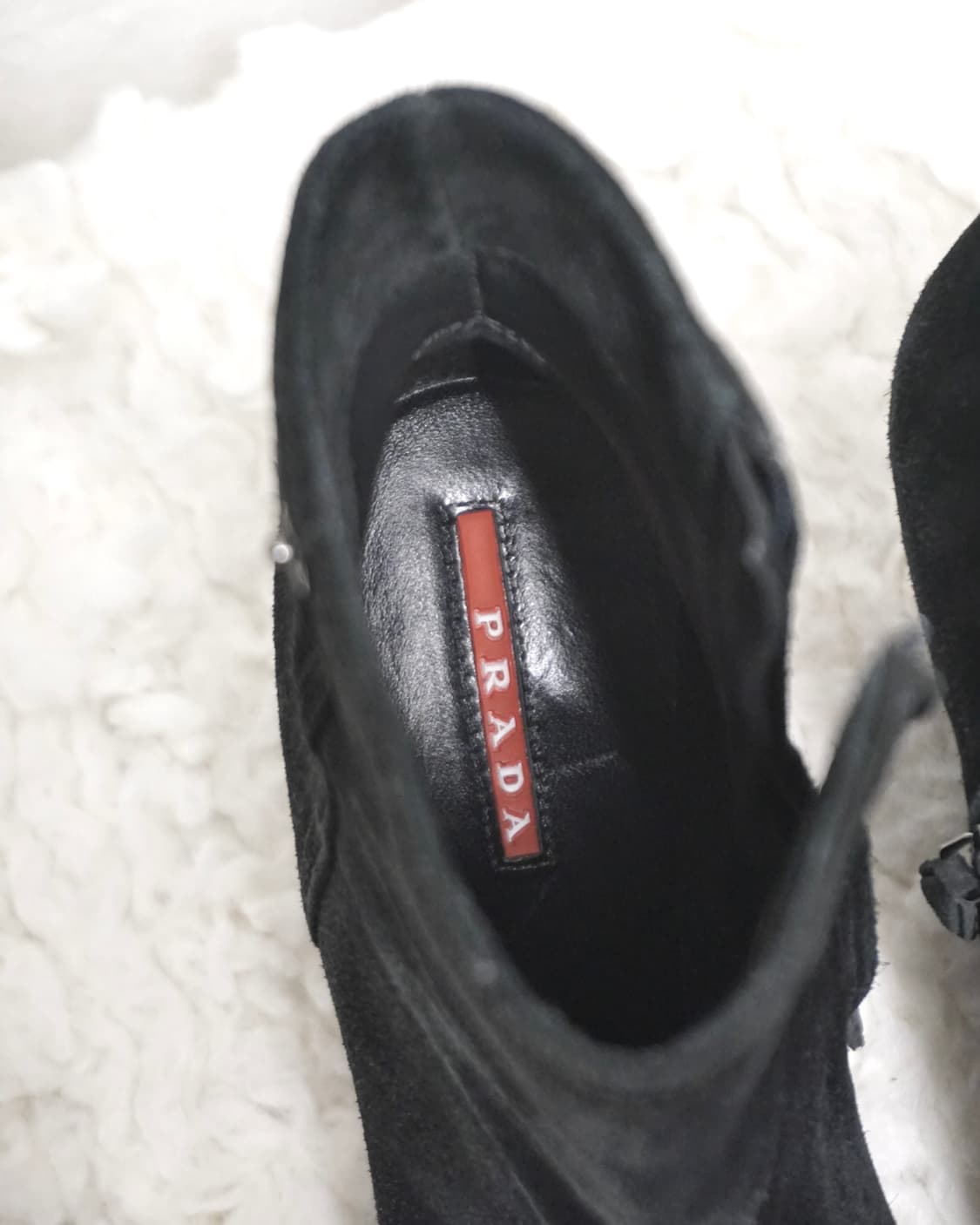 PRADA suede wedge ankle boots 상품이미지7