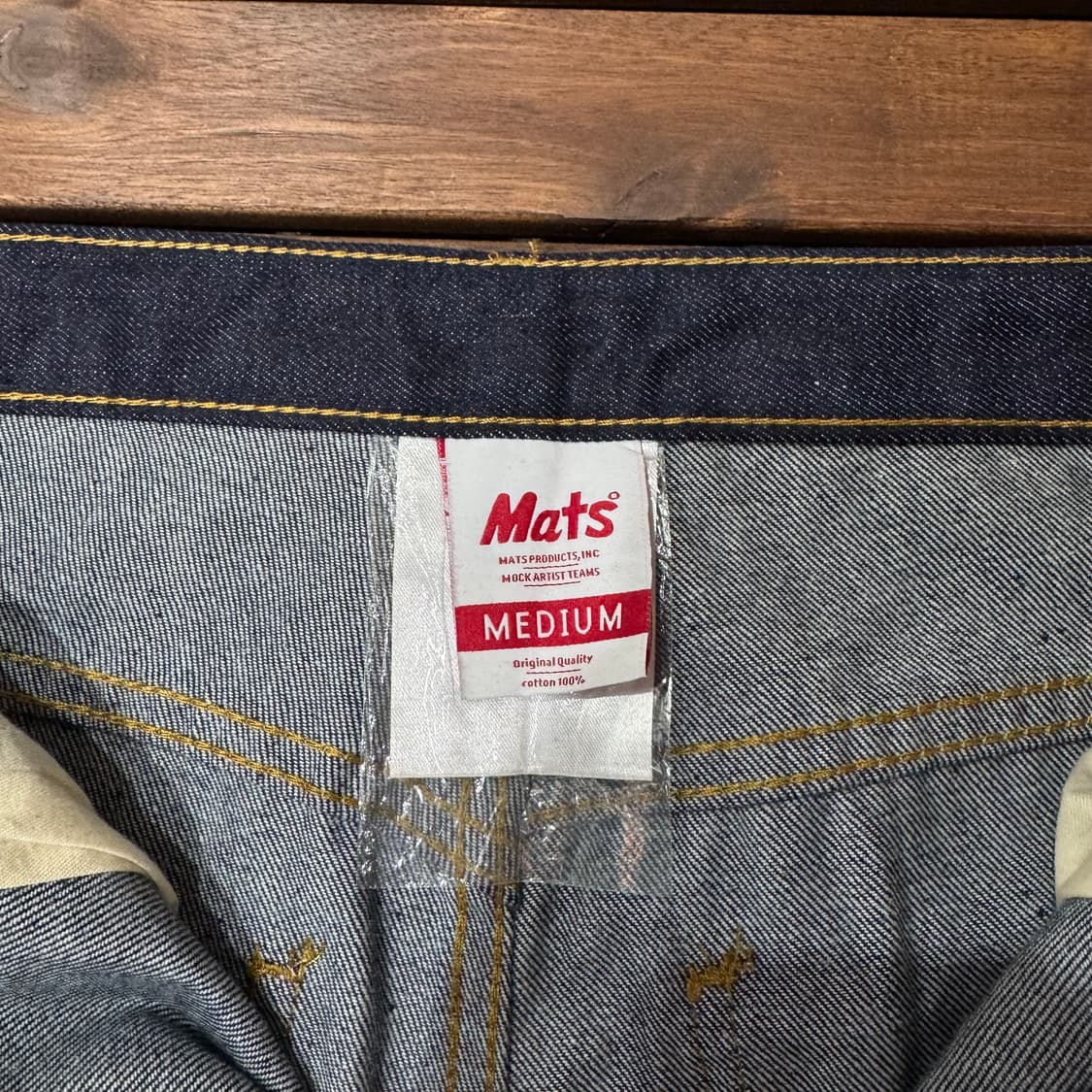 Mats 테이퍼드 진청 데님 (32)   상품이미지5