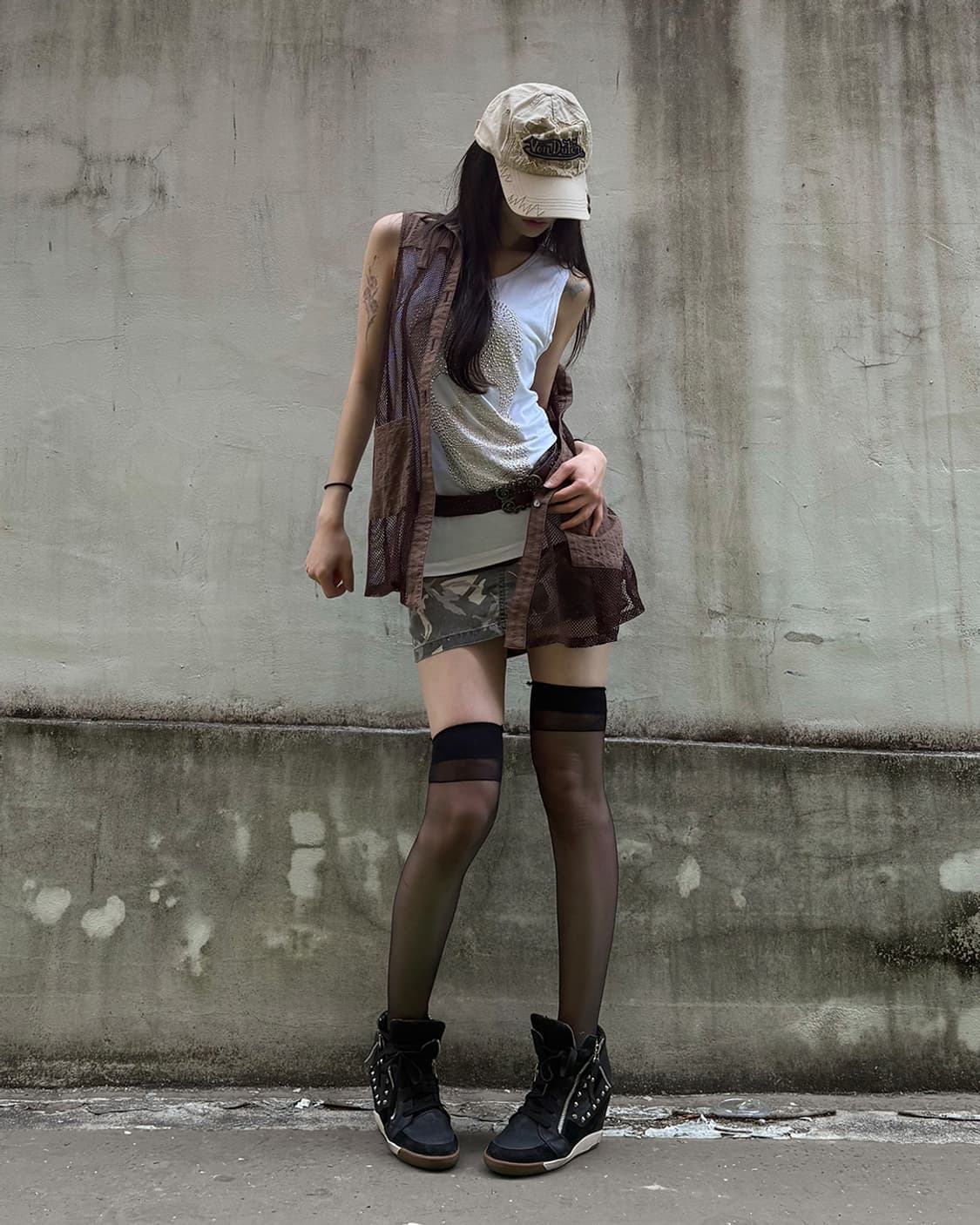 00's skull cubic sleeveless 상품이미지6