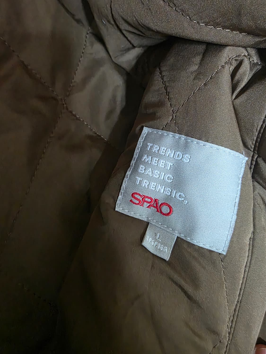 스파오 브라운 후리스 뽀글이 상품이미지2