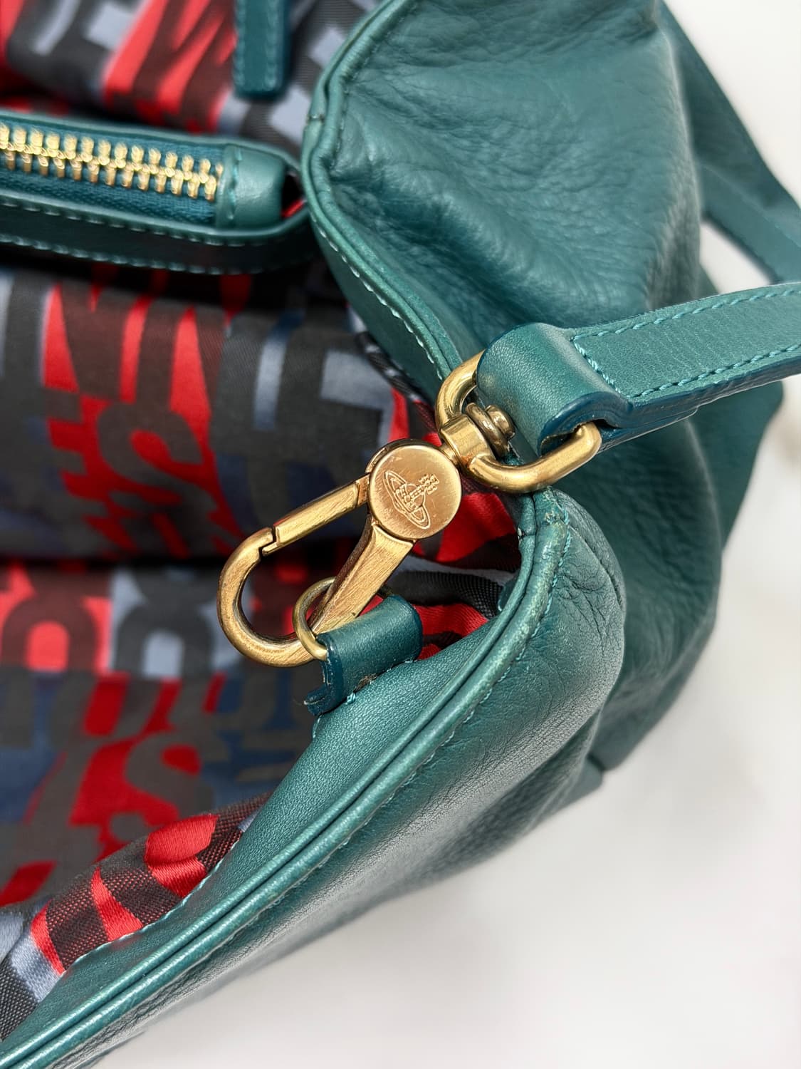 비비안웨스트우드 레더 백 상품이미지4