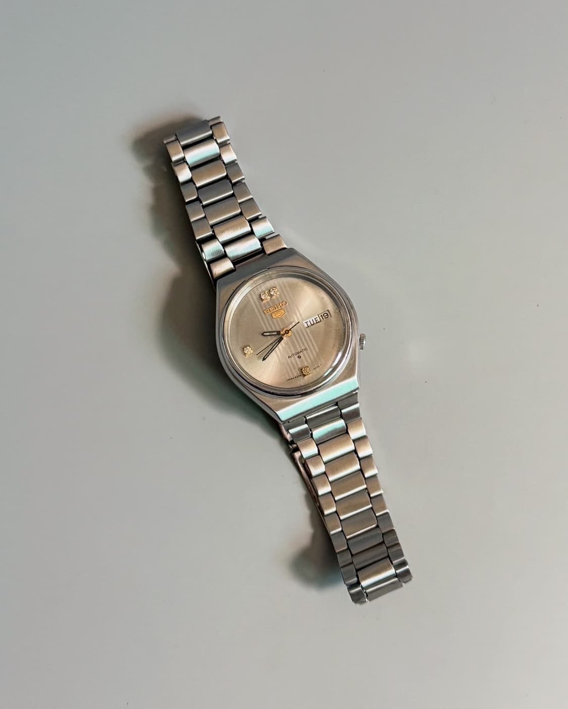 vintage SEIKO 5 Automatic metal watch 상품이미지2
