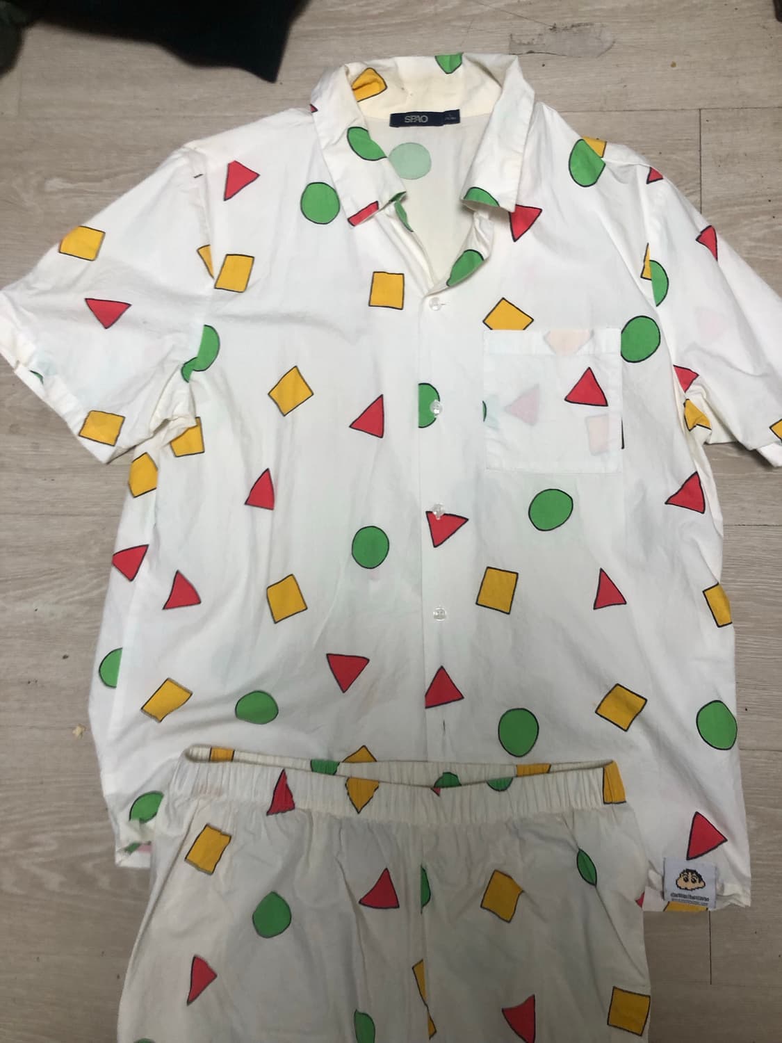 스파오 짱구 파자마 세트 상품이미지2