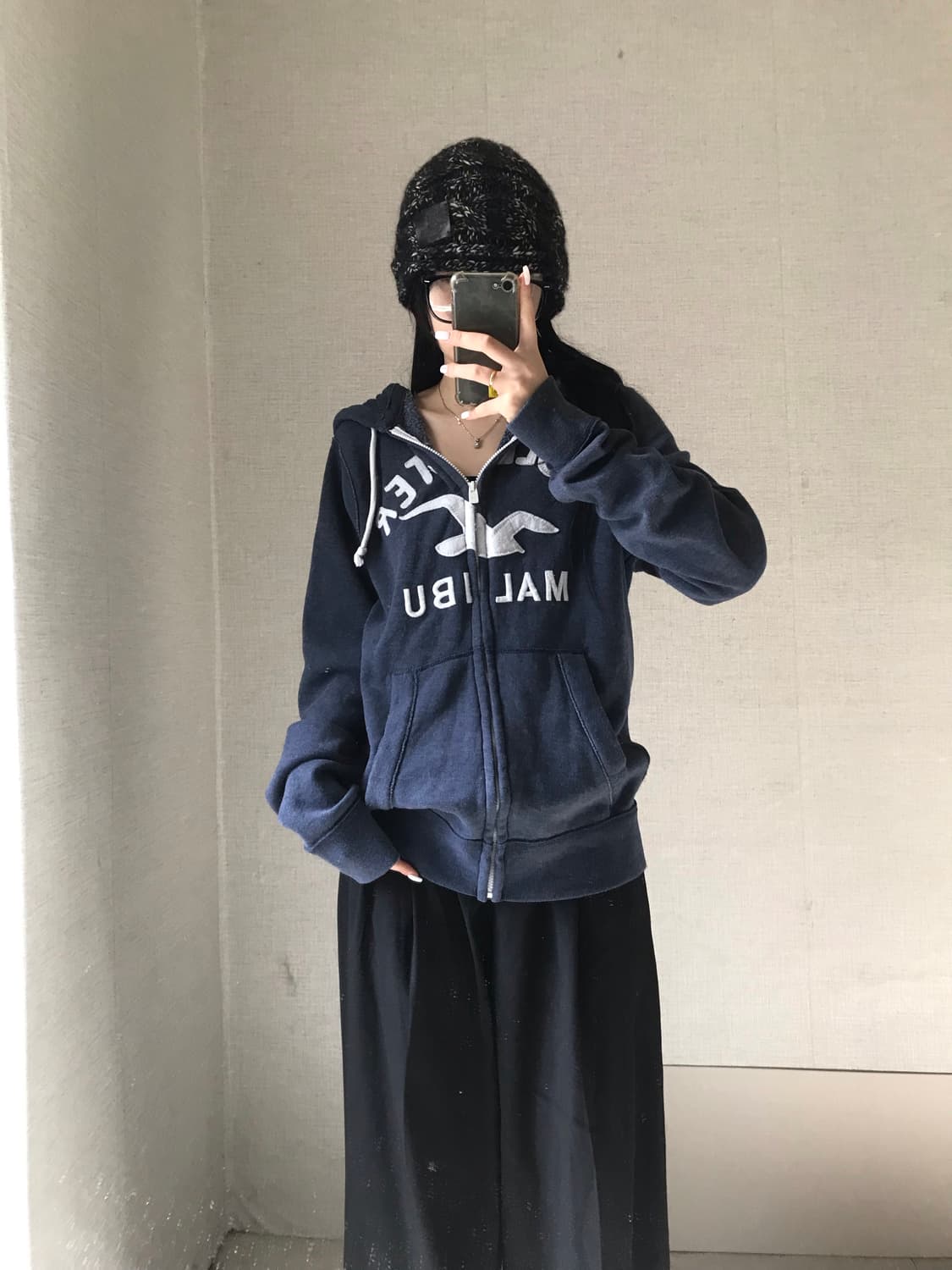 홀리스터 네이비 후드집업 상품이미지5