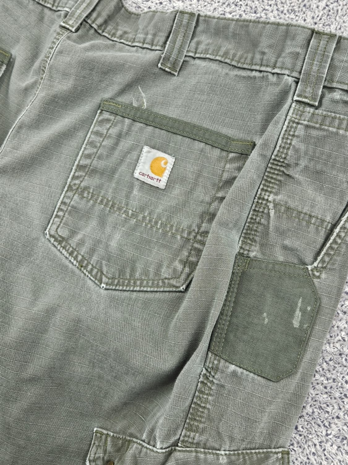칼하트 립스탑 카고 포켓 워크 팬츠 ( 33X34 ) / 11563 상품이미지8