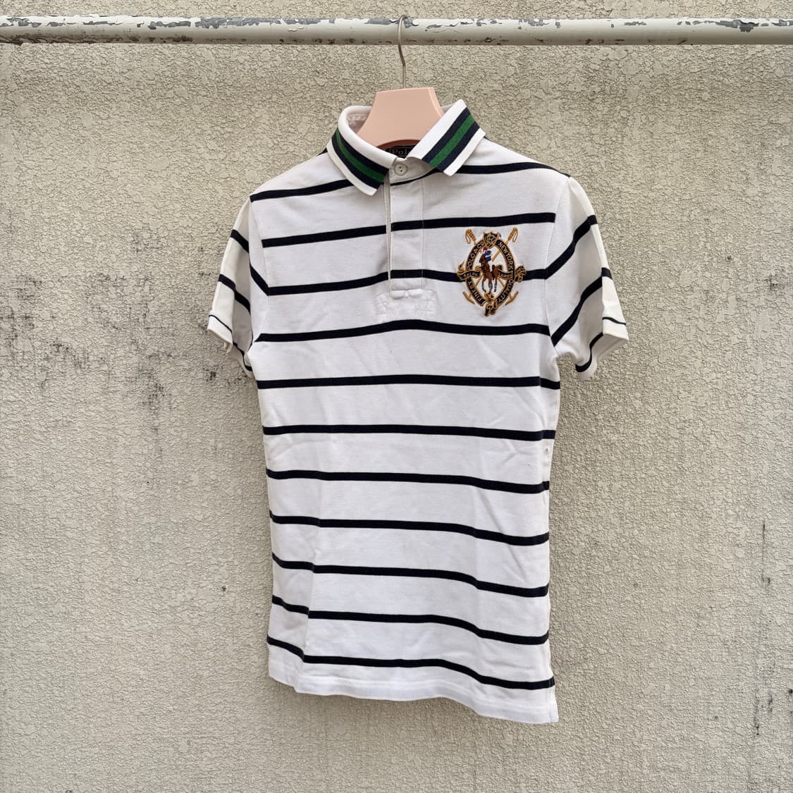 폴로 랄프로렌 빈티지 와펜 스프라이트 PK카라 반팔티(S) 상품이미지1