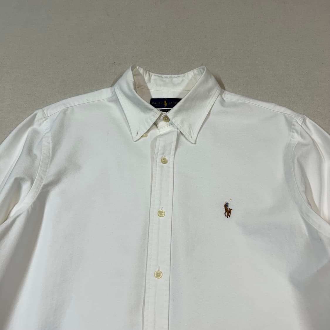 L) 폴로 랄프로렌 클래식핏 옥스포드 화이트 셔츠 상품이미지3