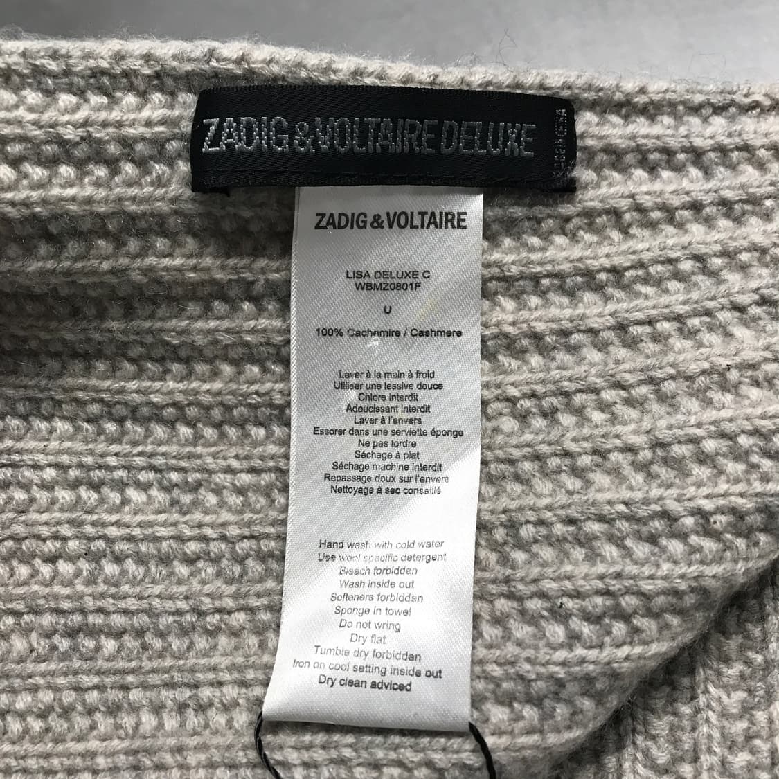 쟈딕앤볼테르 캐시미어 머플러  상품이미지5